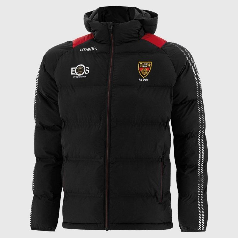 Blk/Red/White - ONeills - Kids' Down Dynamo Down GAA Quilted Performance Training Jacket - 1