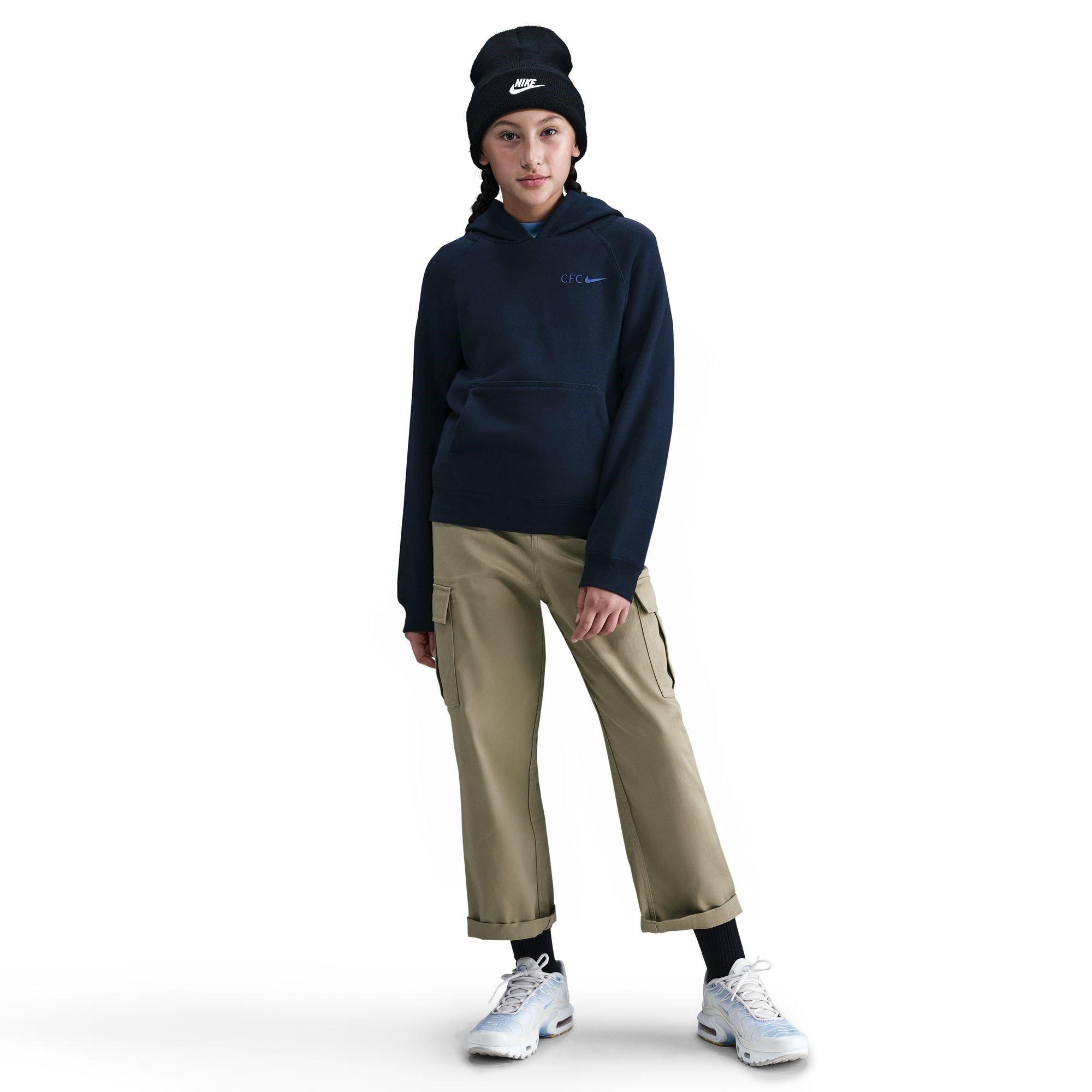 Blue - Nike - Chelsea Air Hoodie Juniors - 3