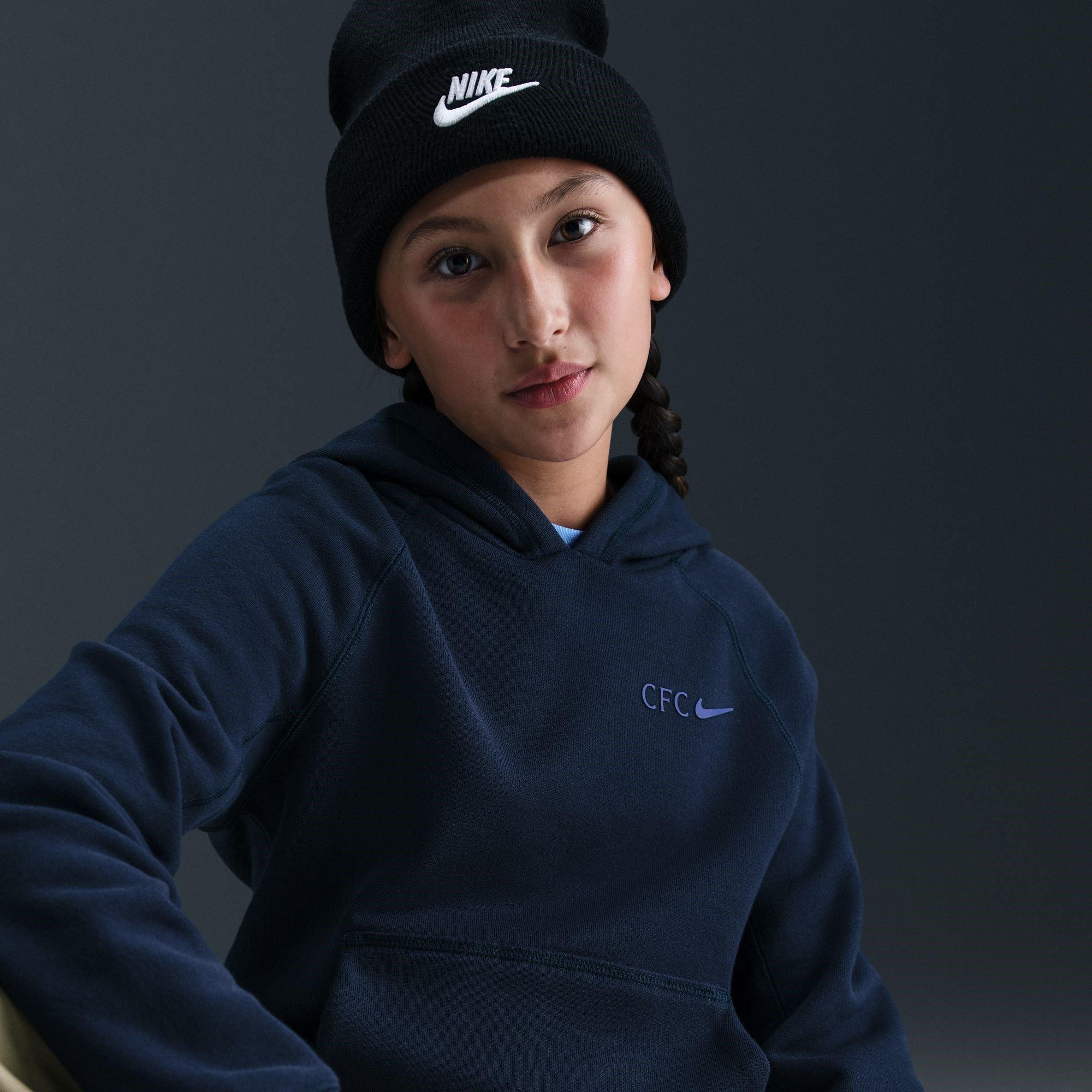Blue - Nike - Chelsea Air Hoodie Juniors - 10