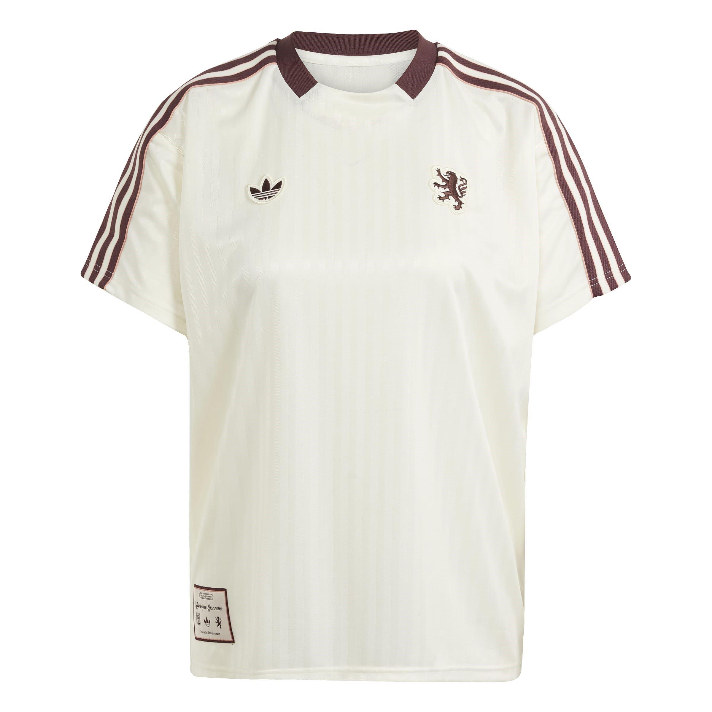 Ivoire - adidas - Olympique Lyonnais Terrace 2024 2025 Icons Shirt Womens - 1
