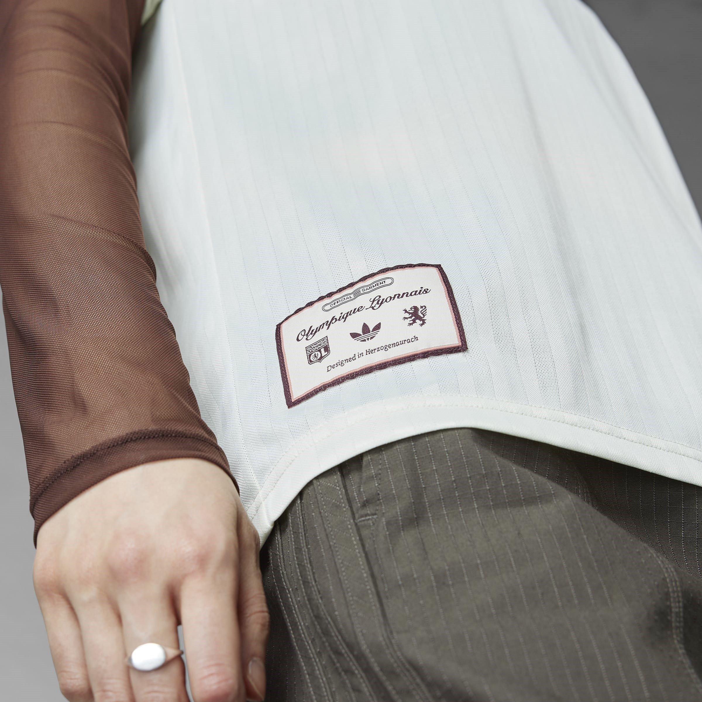 Nude - adidas - Olympique Lyonnais Terrace 2024 2025 Icons Shirt Womens - 15