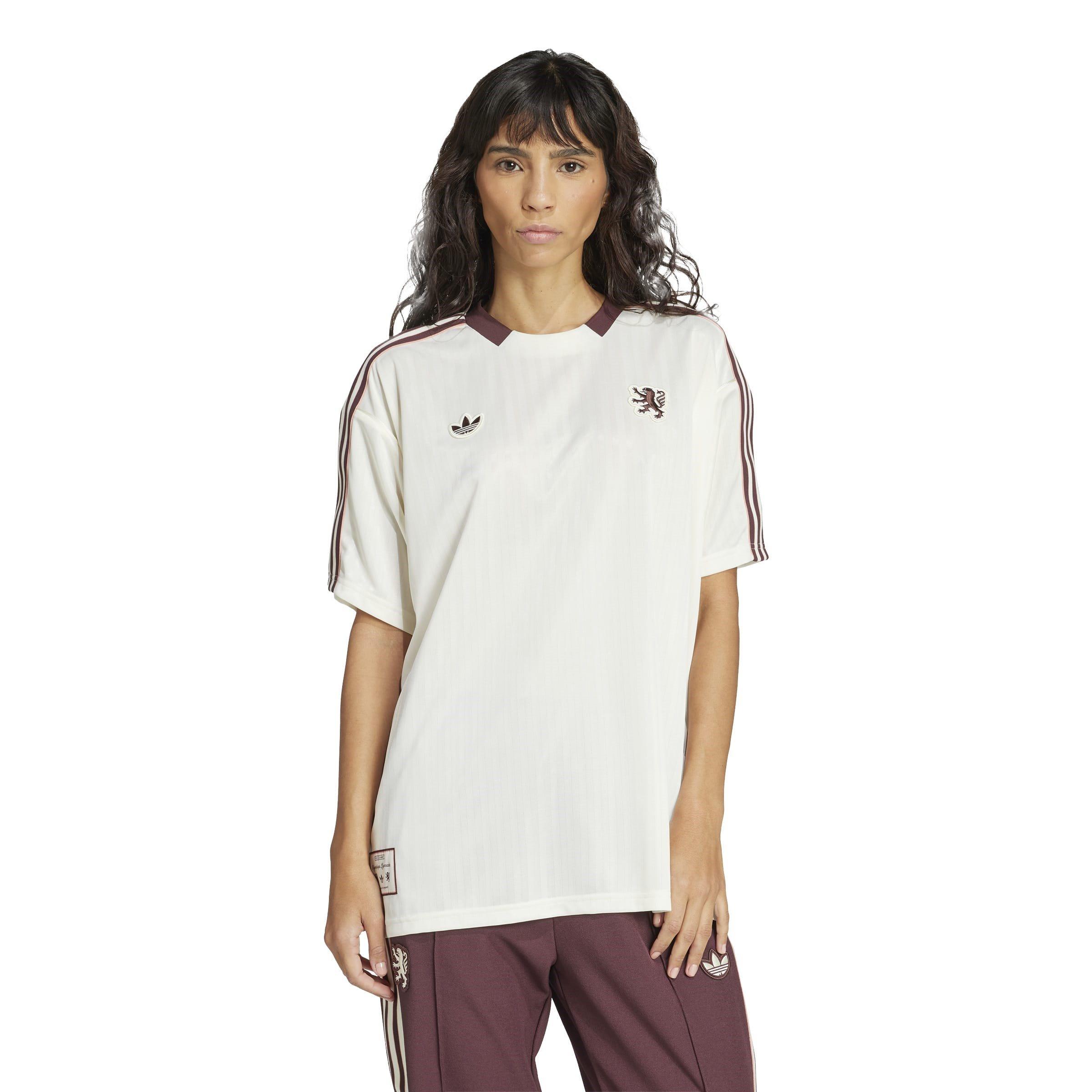 Nude - adidas - Olympique Lyonnais Terrace 2024 2025 Icons Shirt Womens - 5