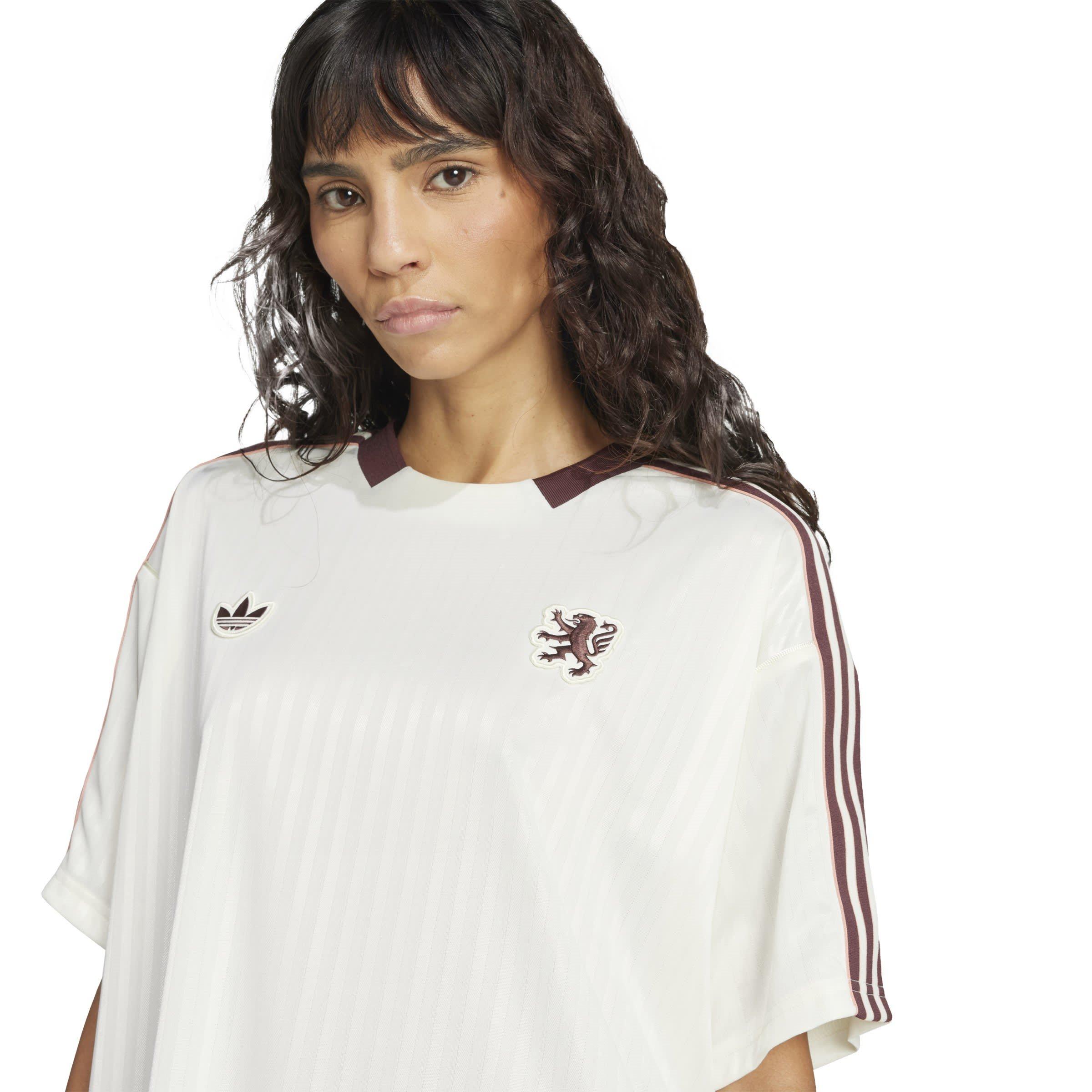 Nude - adidas - Olympique Lyonnais Terrace 2024 2025 Icons Shirt Womens - 8