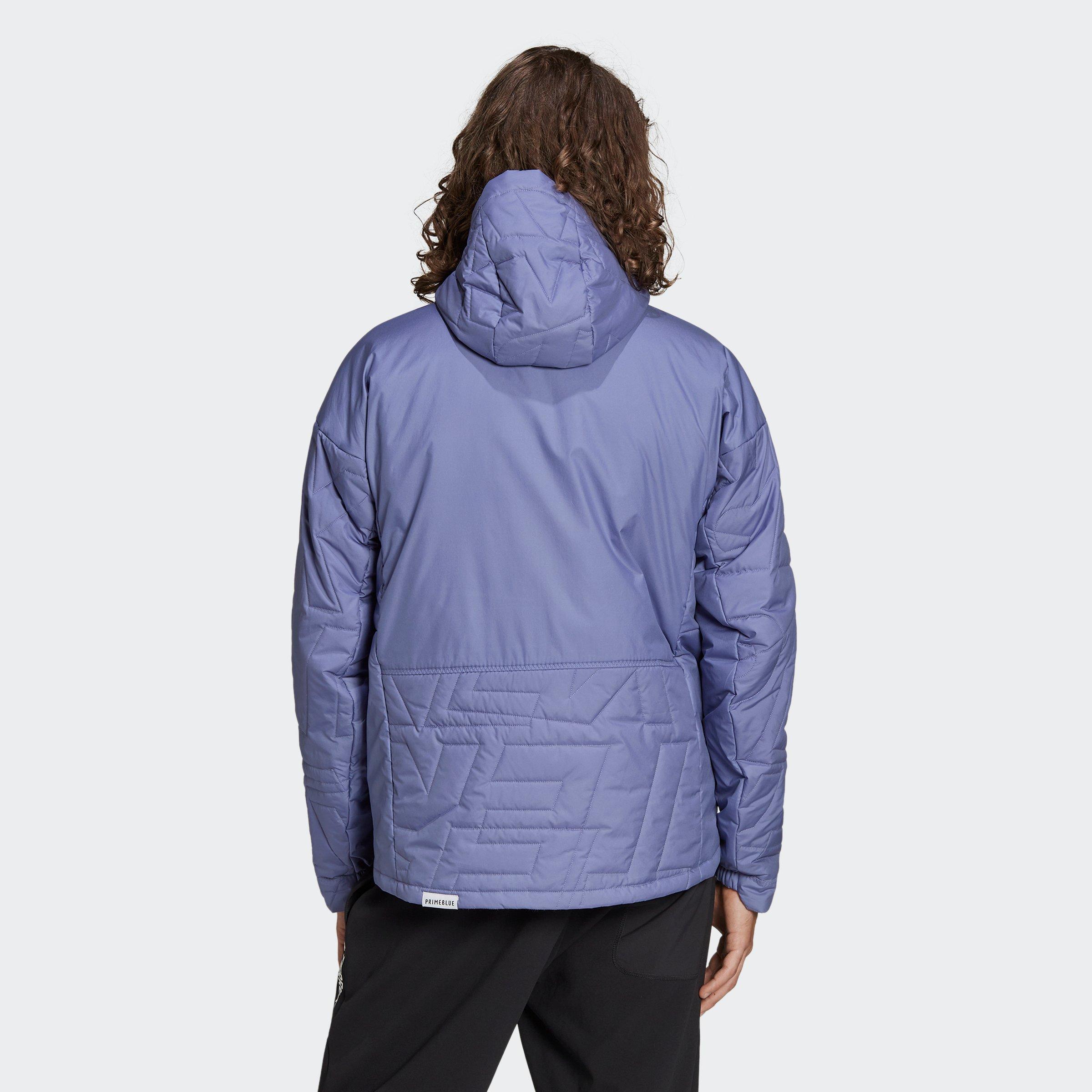 Órbita Violeta - adidas - Terrex MYSHELTER Primaloft Hooded Padded Jacket Me - 3