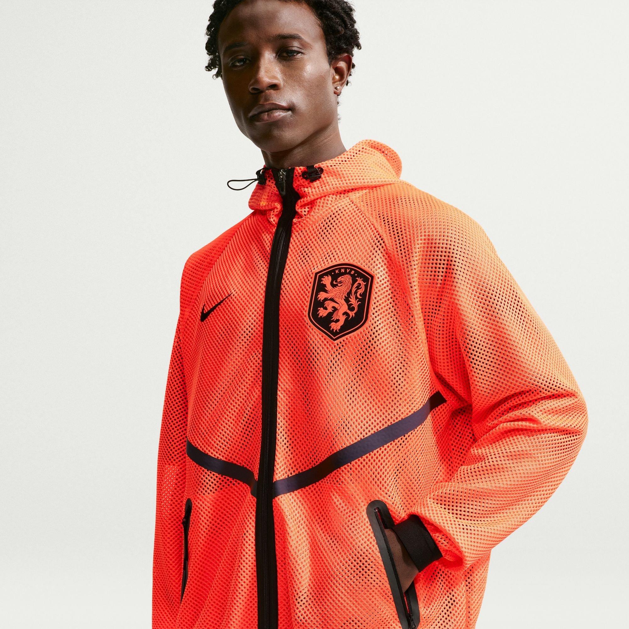 Orange/Noir - Nike - Men's Netherlands International Licensed Tracksuit Top - 1