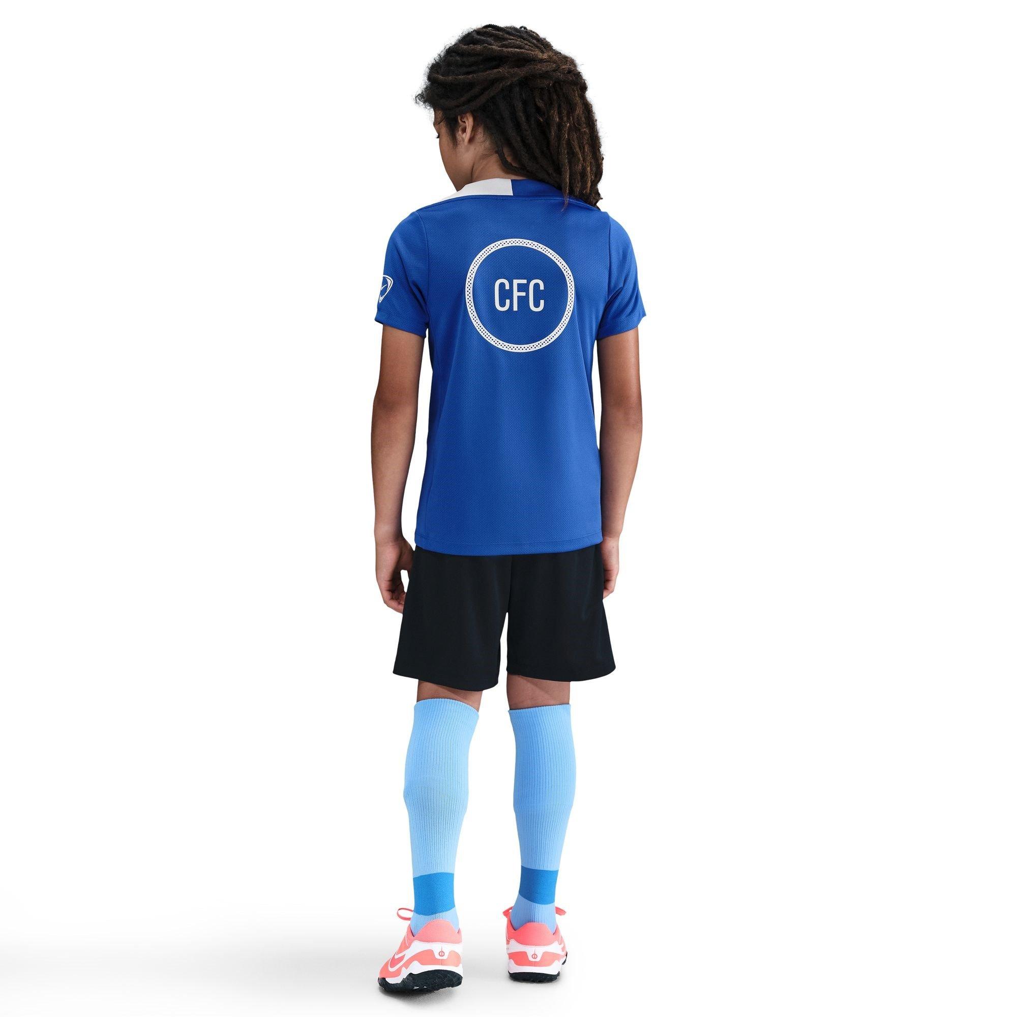 Blue/Silver - Nike - Chelsea Strike Top 2025 2026 Juniors - 4
