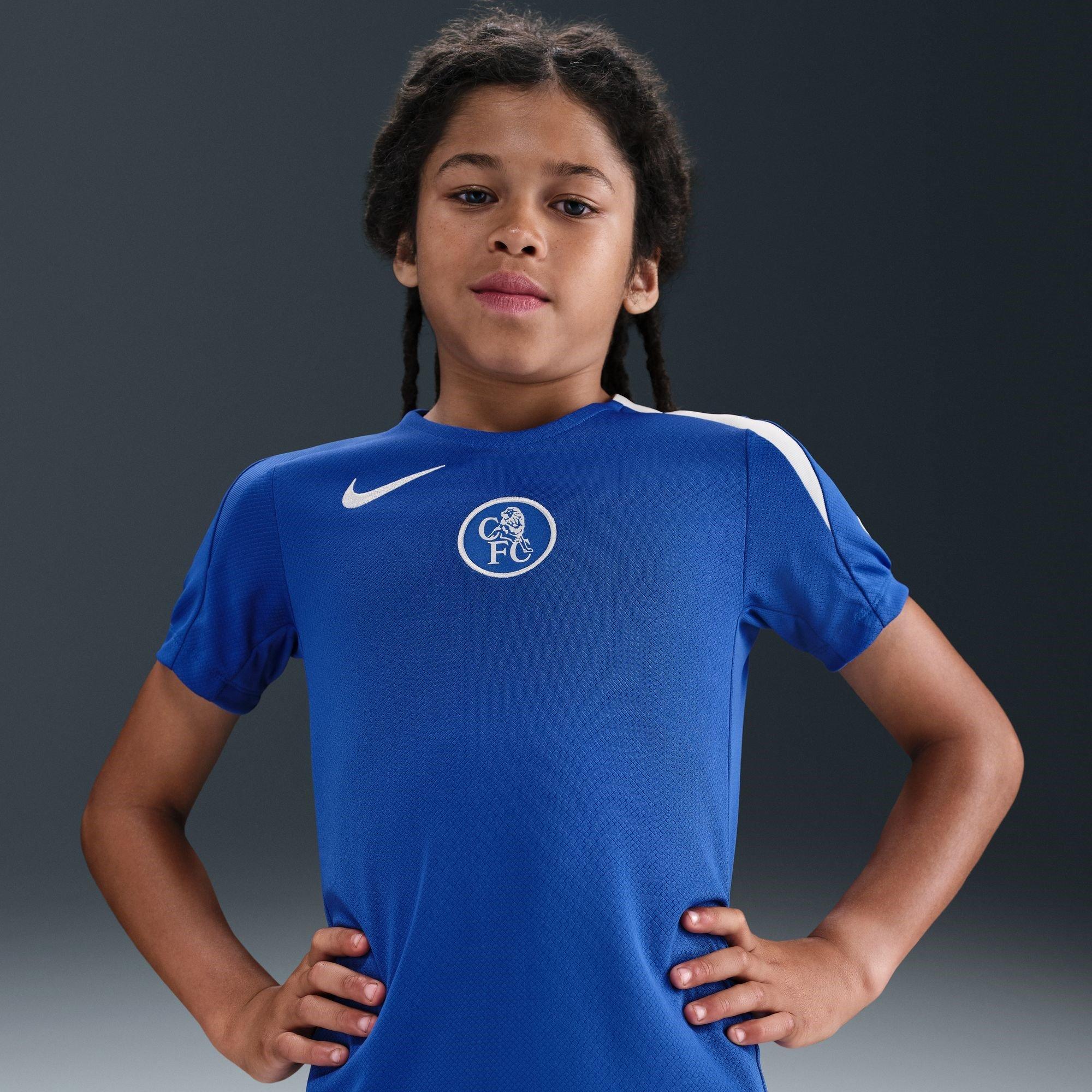 Blue/Silver - Nike - Chelsea Strike Top 2025 2026 Juniors - 6