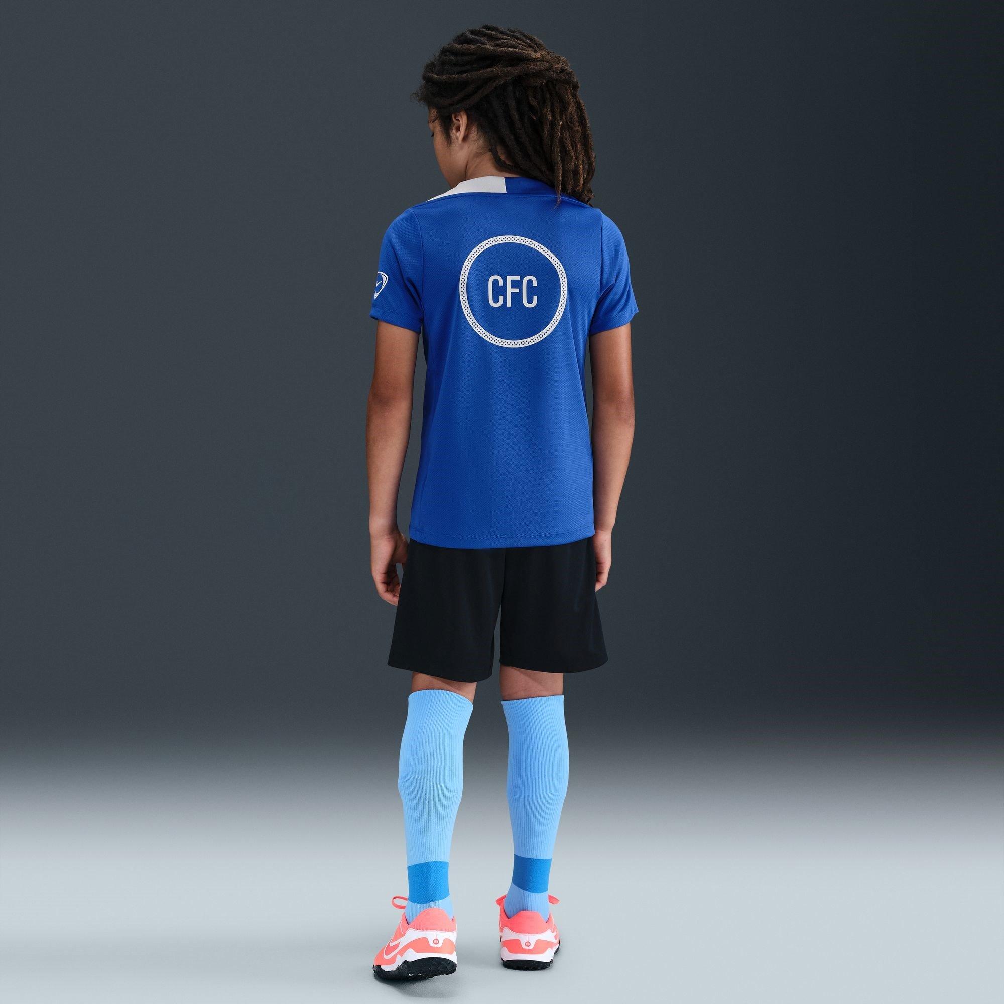 Blue/Silver - Nike - Chelsea Strike Top 2025 2026 Juniors - 8