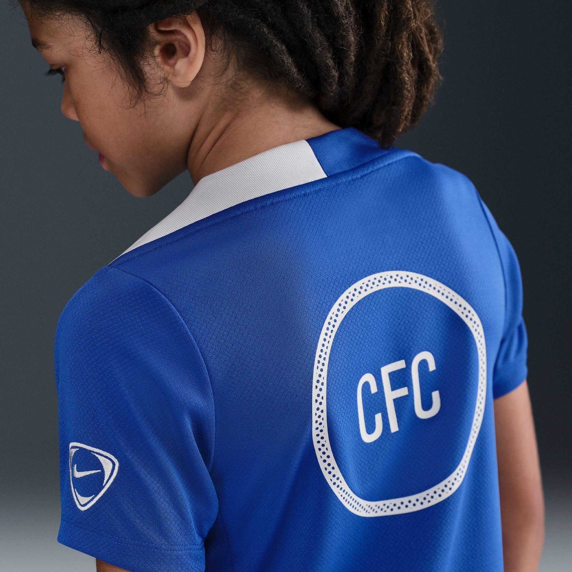 Blue/Silver - Nike - Chelsea Strike Top 2025 2026 Juniors - 9