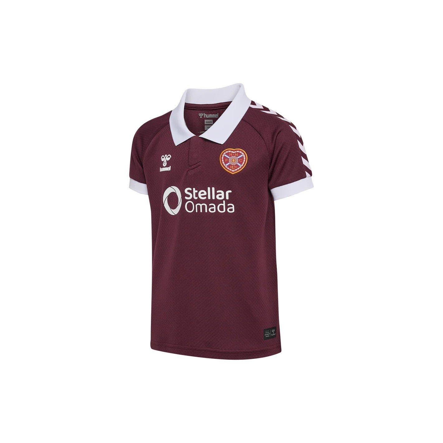 Granate/Blanco - Hummel - Hearts Home Shirt 2026/27 Juniors - 2