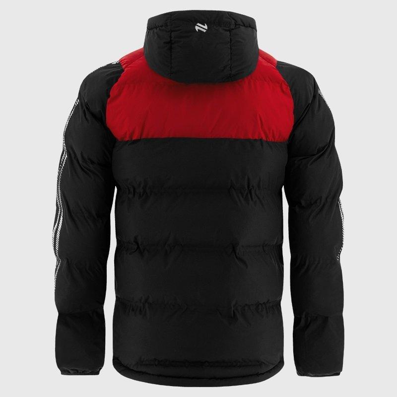 Blk/Red/White - ONeills - Down Dynamo Hooded Jacket Senior - 3