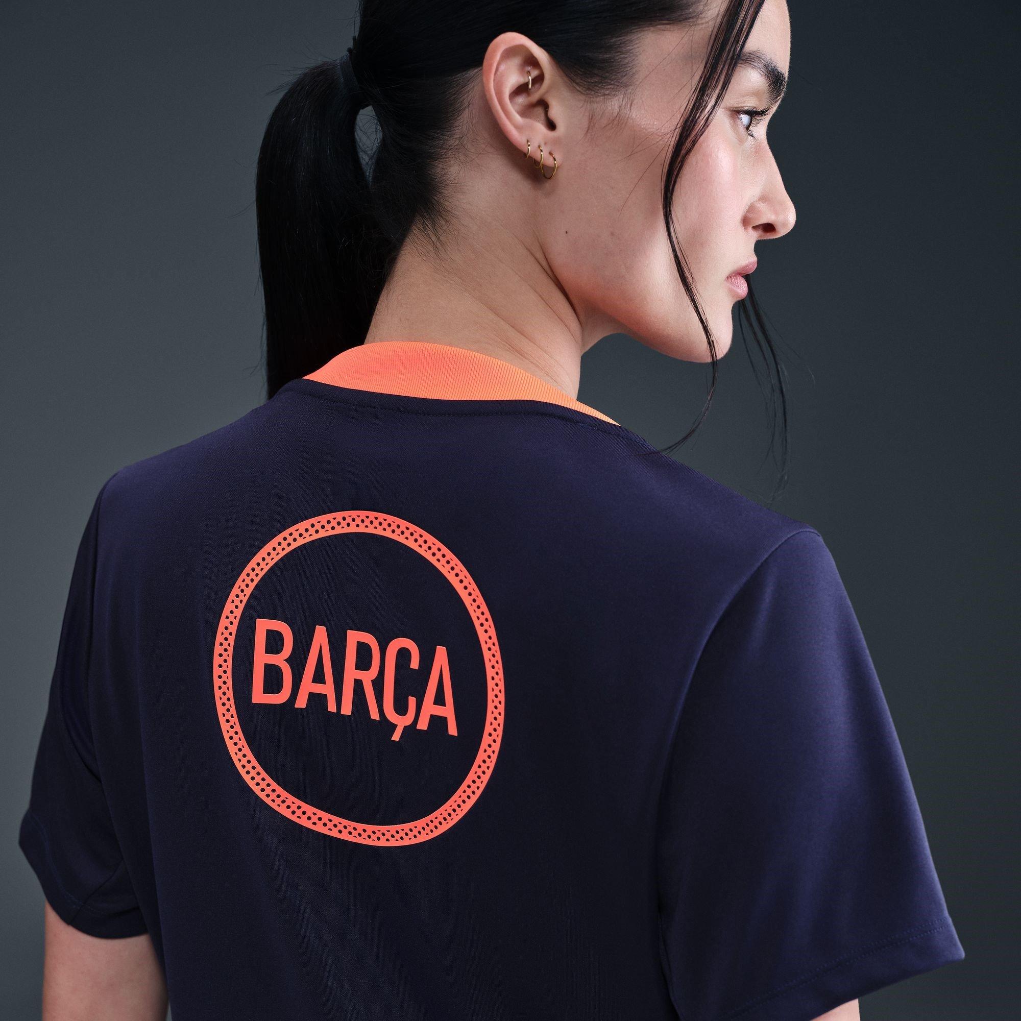 Blue/Orange - Nike - Barcelona Third Pre Match 2025 2026 Shirt Womens - 2