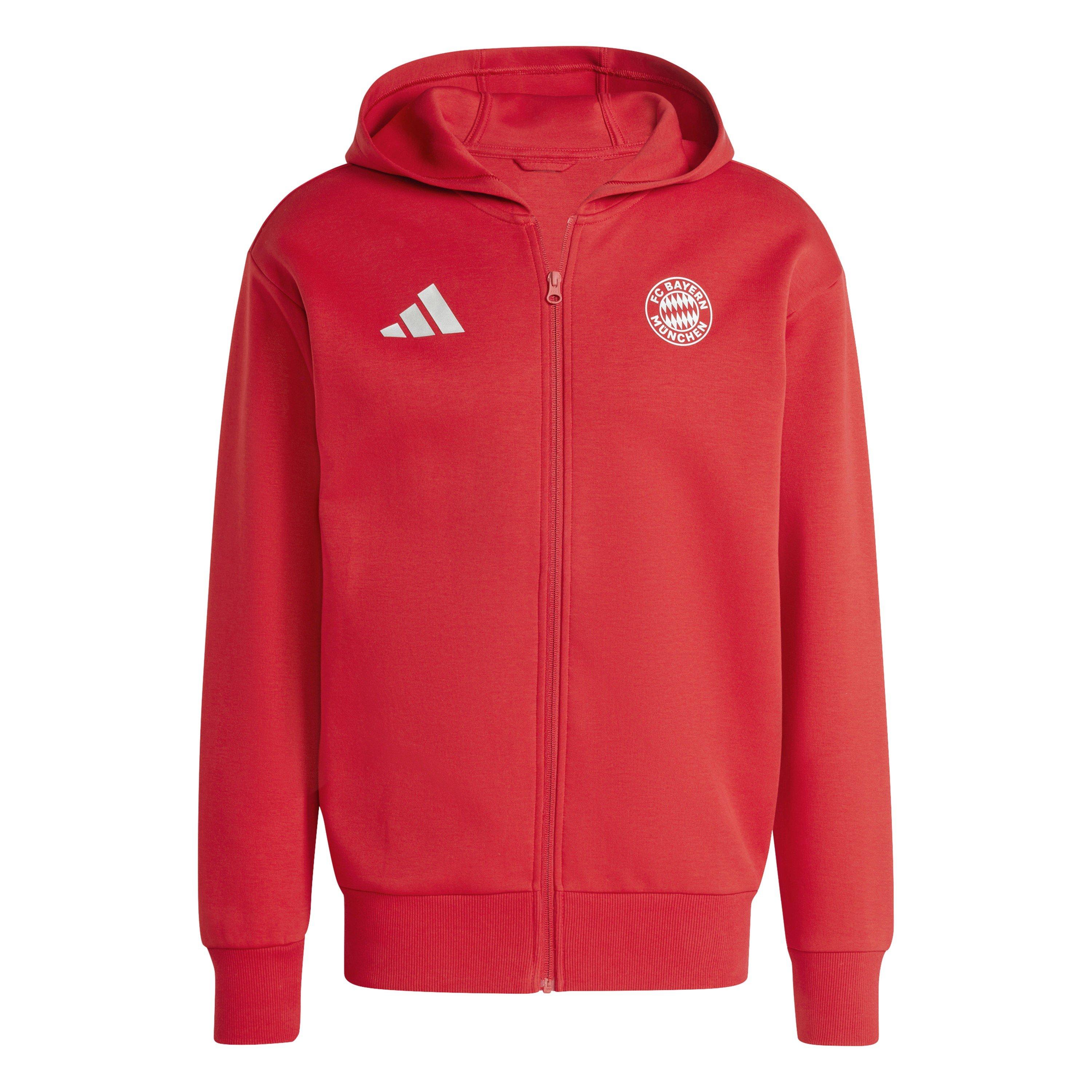 Adidas Men's Fcb Anth Jkt Tracksuit Top - Team Power Red - M