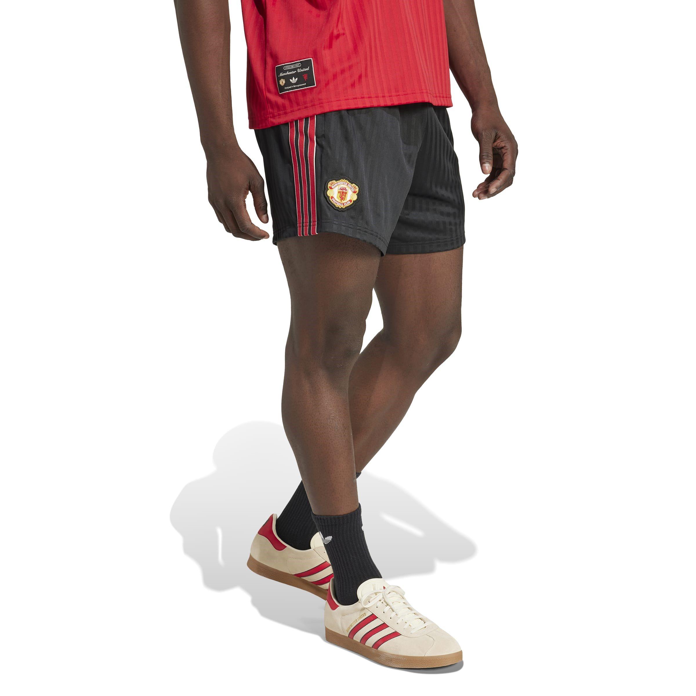 Schwarz - adidas - Manchester United FC Terrace Icons Shorts Adults - 4