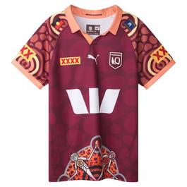 Puma Queensland Maroons Indigenous Shirt 2024 Adults