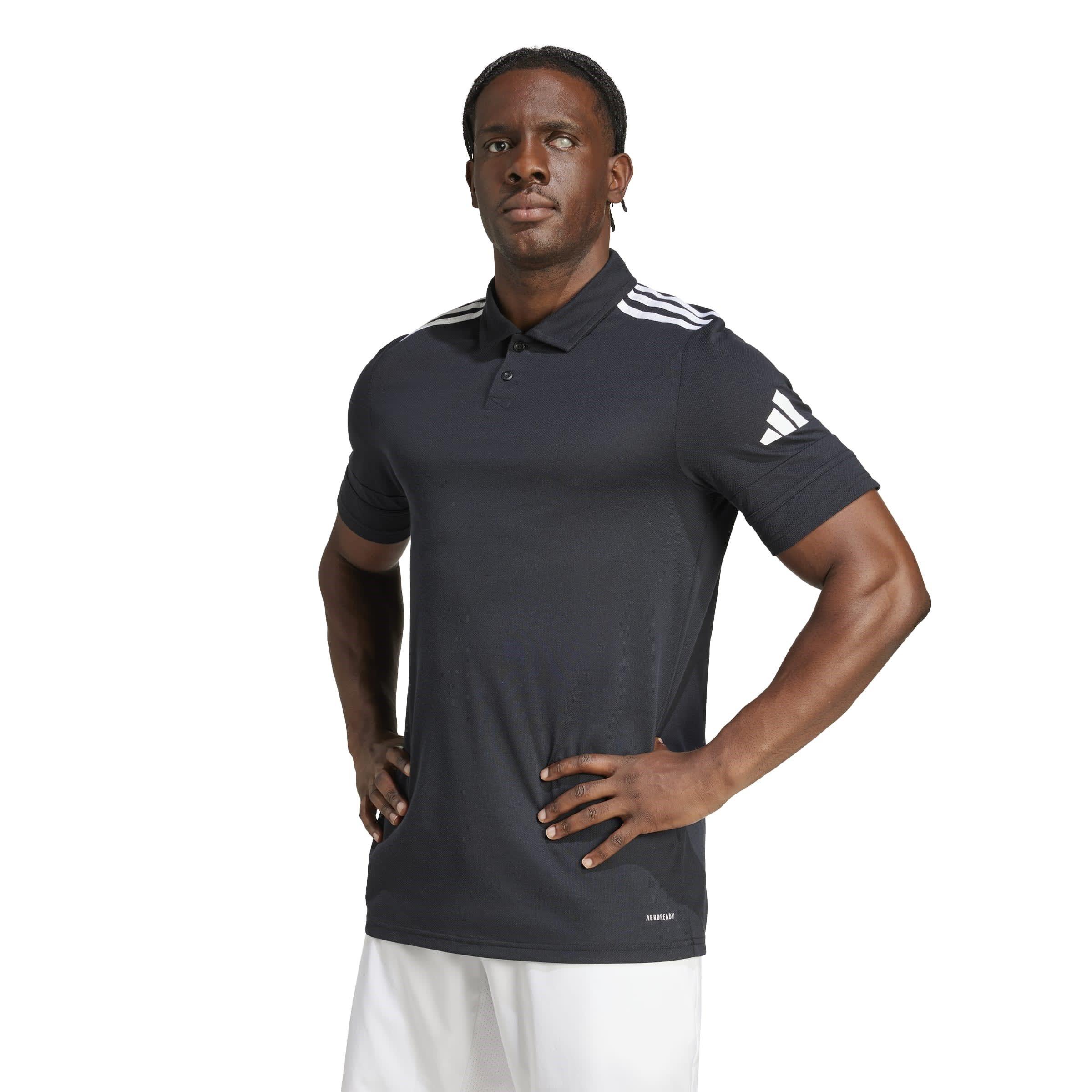 Black/White - adidas - Performance Polo Shirt - 2