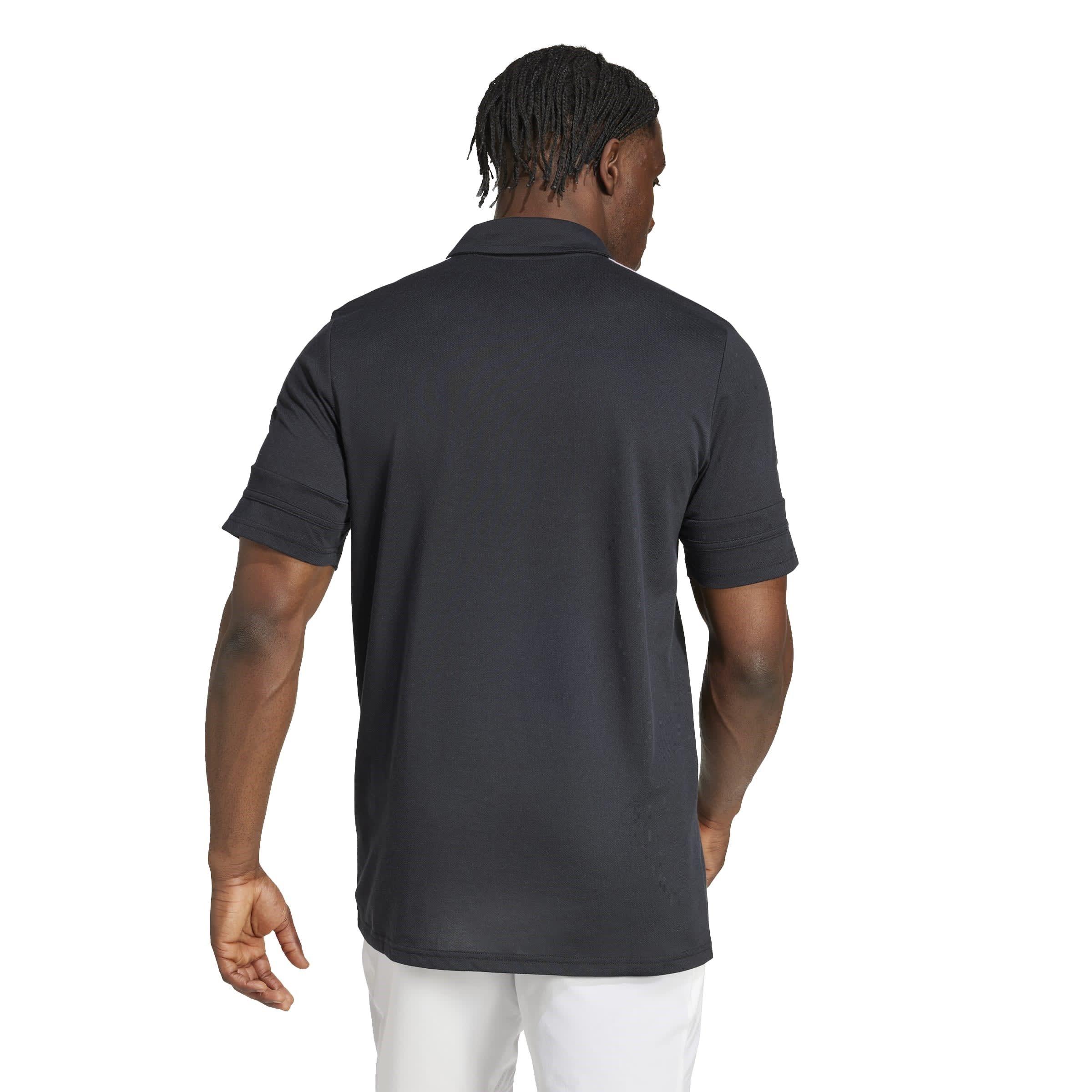 Black/White - adidas - Performance Polo Shirt - 3