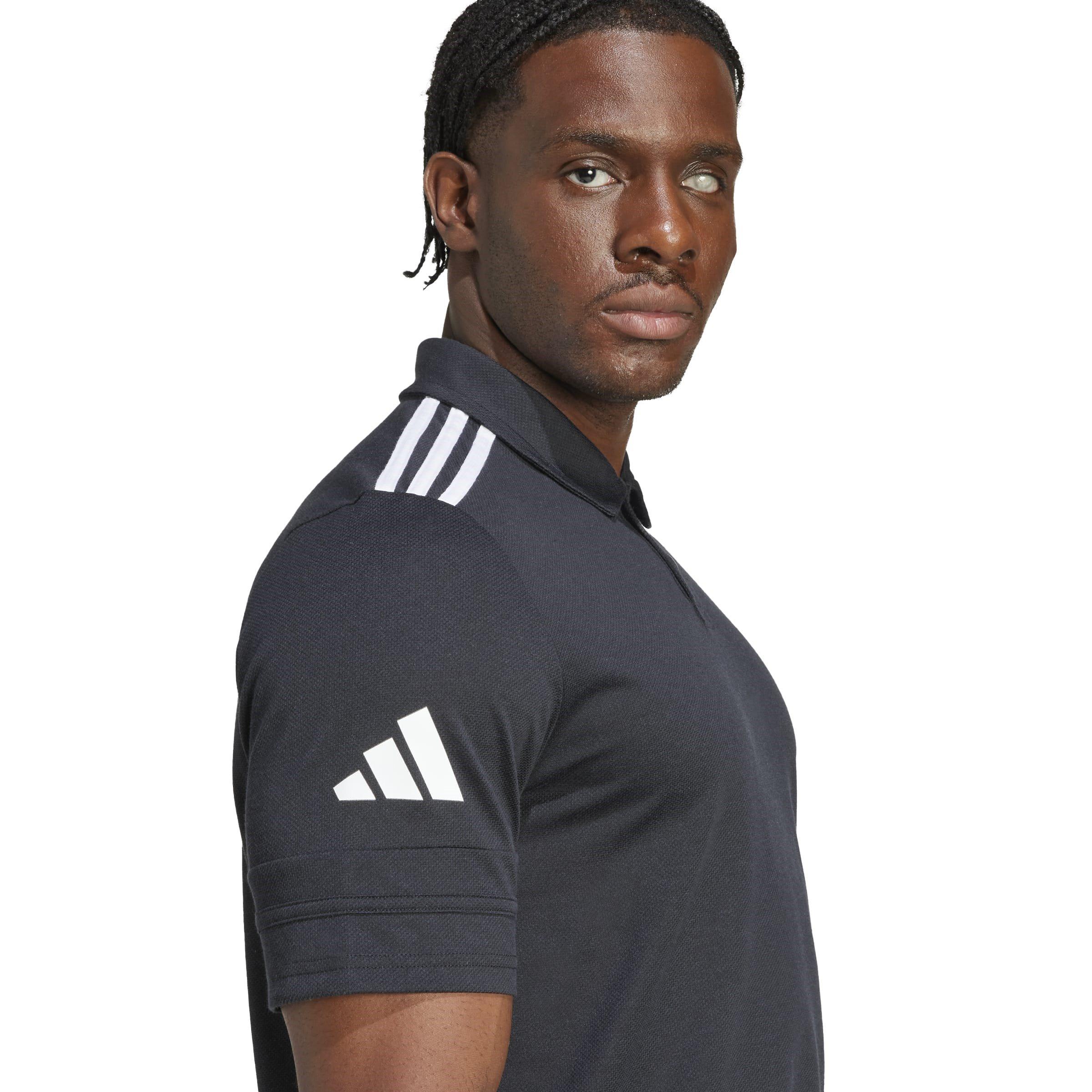 Black/White - adidas - Performance Polo Shirt - 5