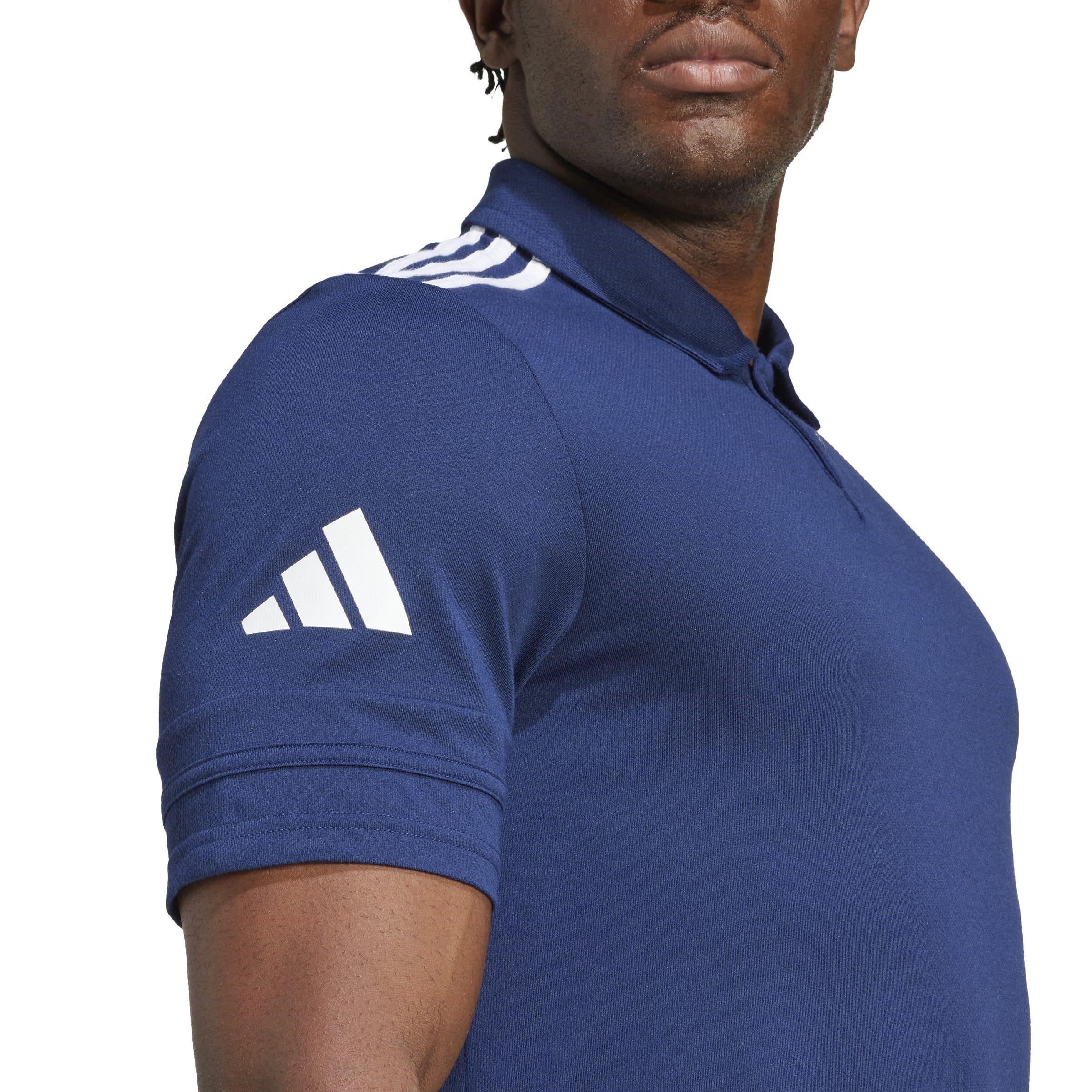 Navy Blue/White - adidas - Men's Performance Polo Shirt - 4