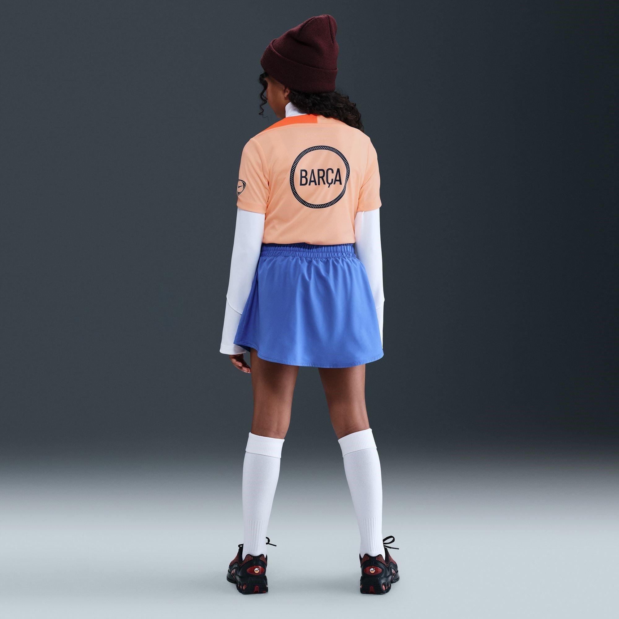 Azul/Naranja - Nike - Barcelona Strike Third Top 2025 2026 Juniors - 8