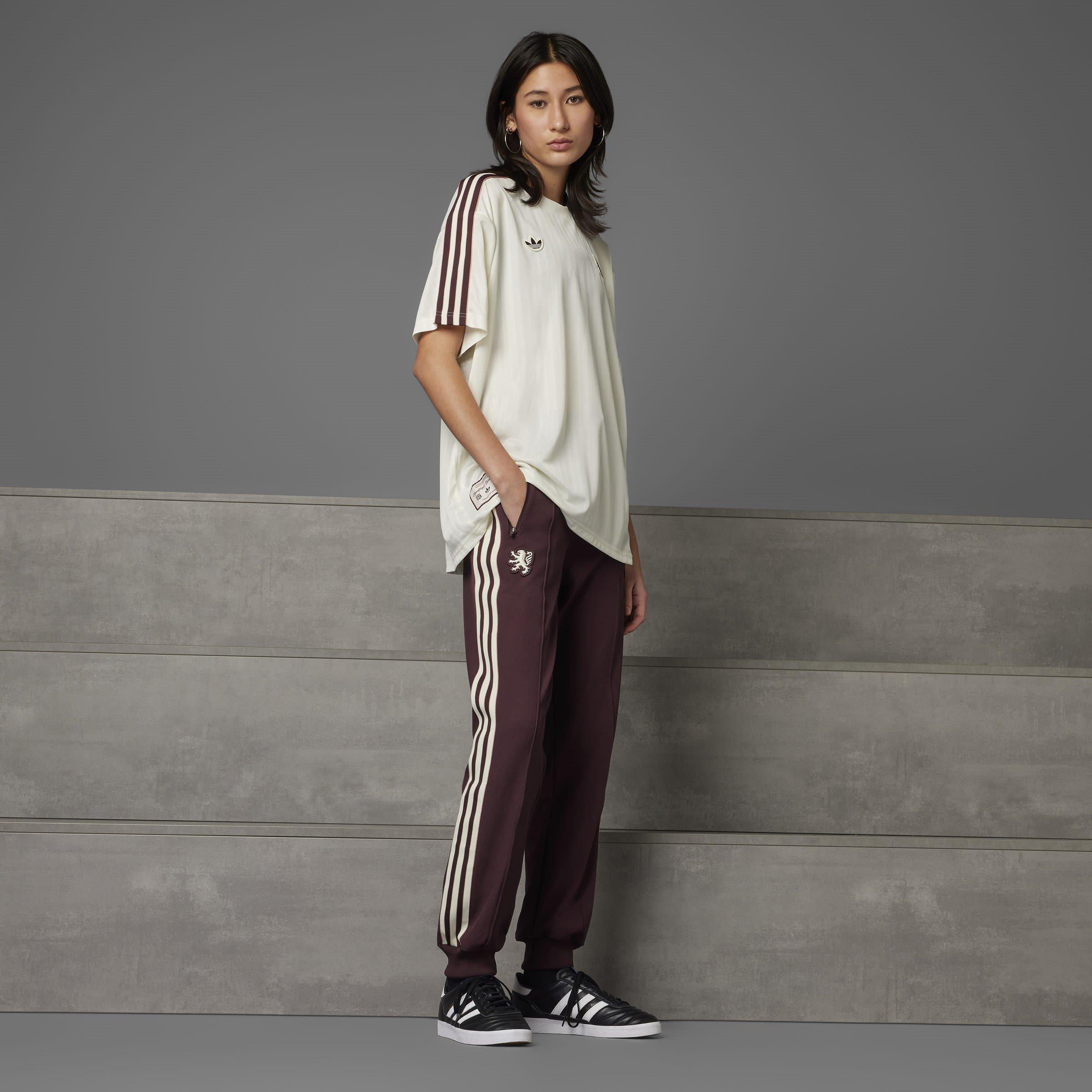 Aurora Ruby - adidas - Olympique Lyonnais Terrace 2024 2025 Icons Tracksuit Bottoms Womens - 11