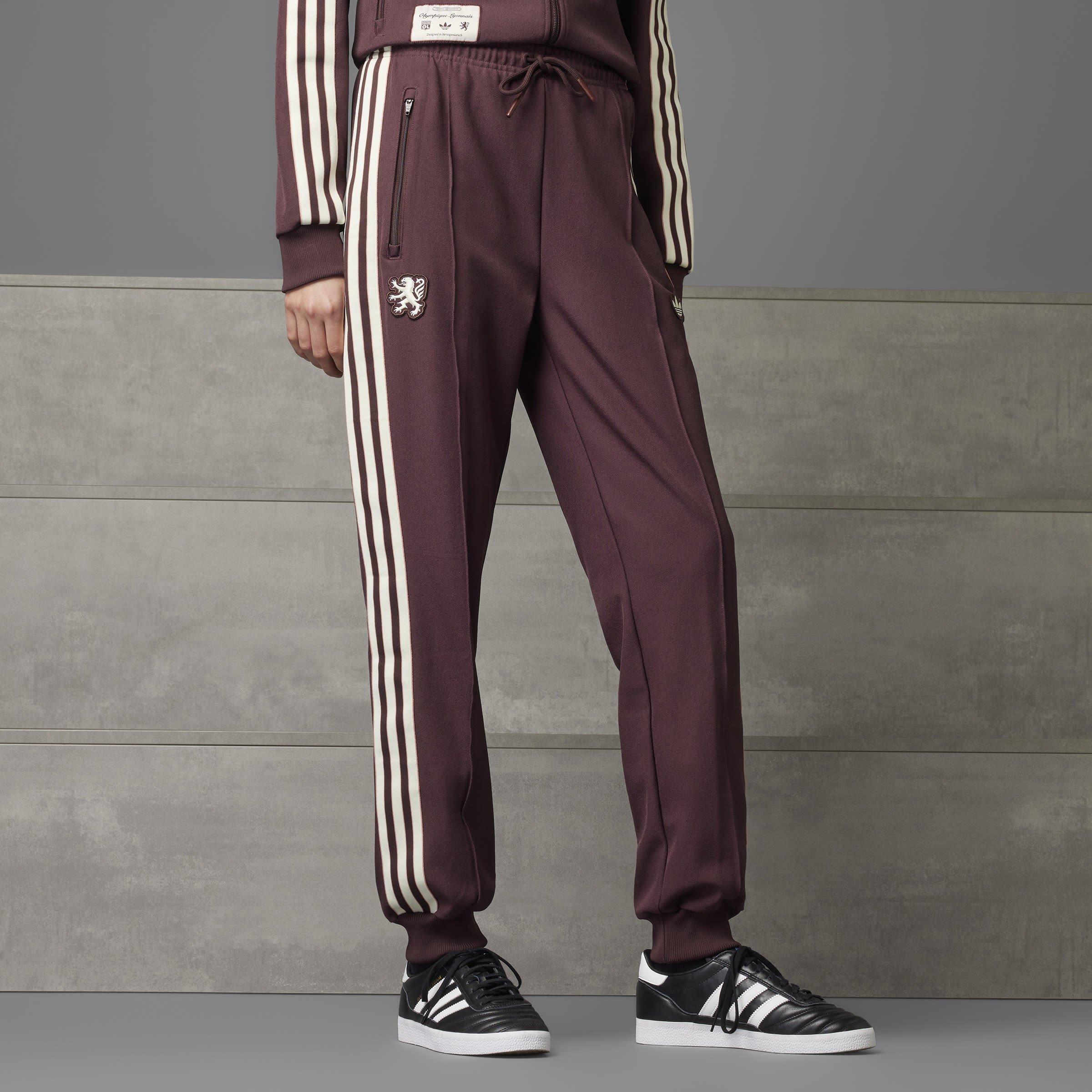 Aurora Ruby - adidas - Olympique Lyonnais Terrace 2024 2025 Icons Tracksuit Bottoms Womens - 8