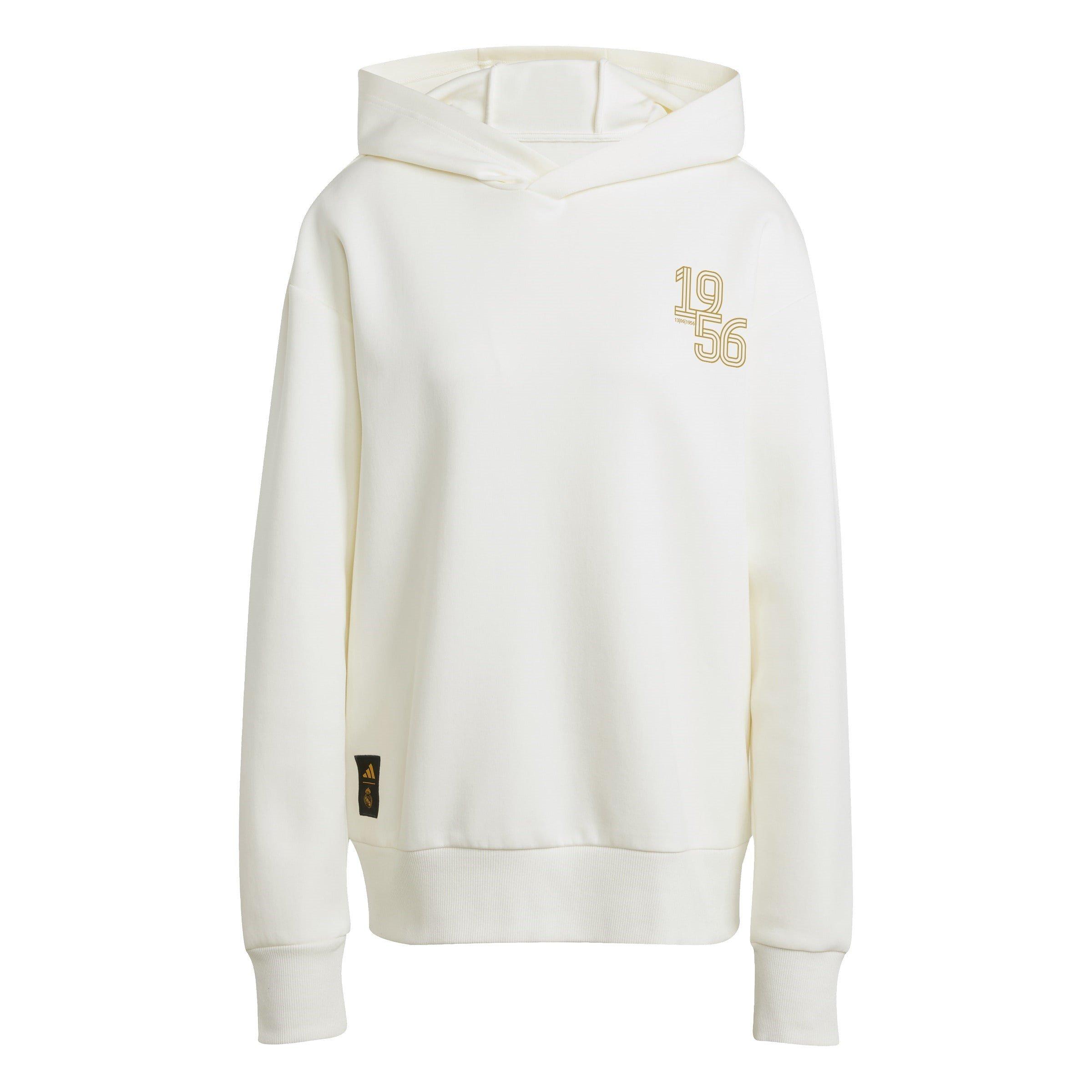 Adidas Men's Real Madrid Hoodie 2025 2026 - White/Blue - XL