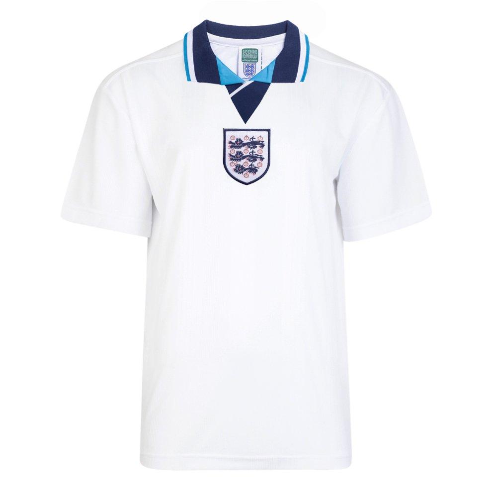 White - Score Draw - Score Draw England Home Shirt 1996 - 1