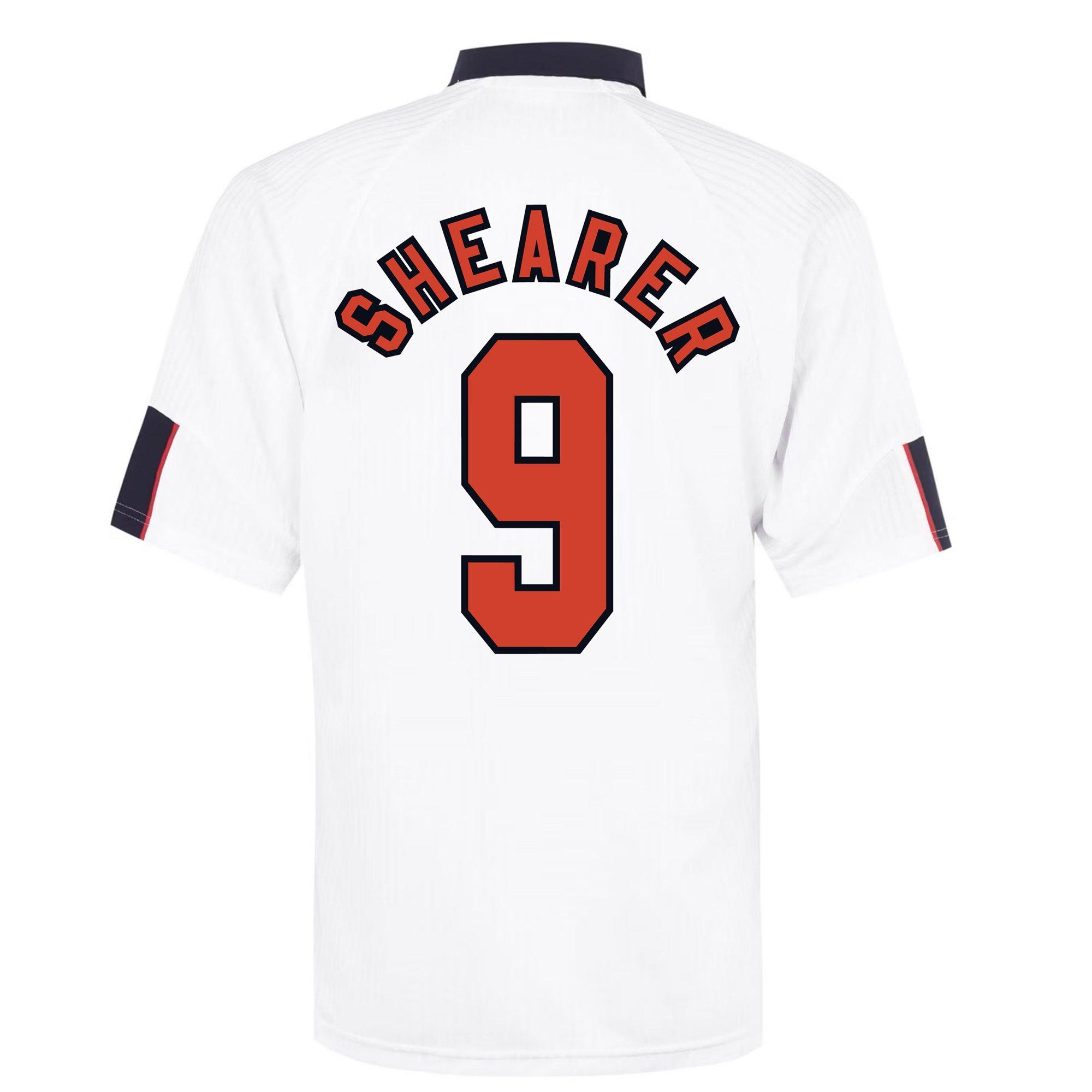 Shearer 9 - Score Draw - Score Draw England Home Shirt 1998 - 1
