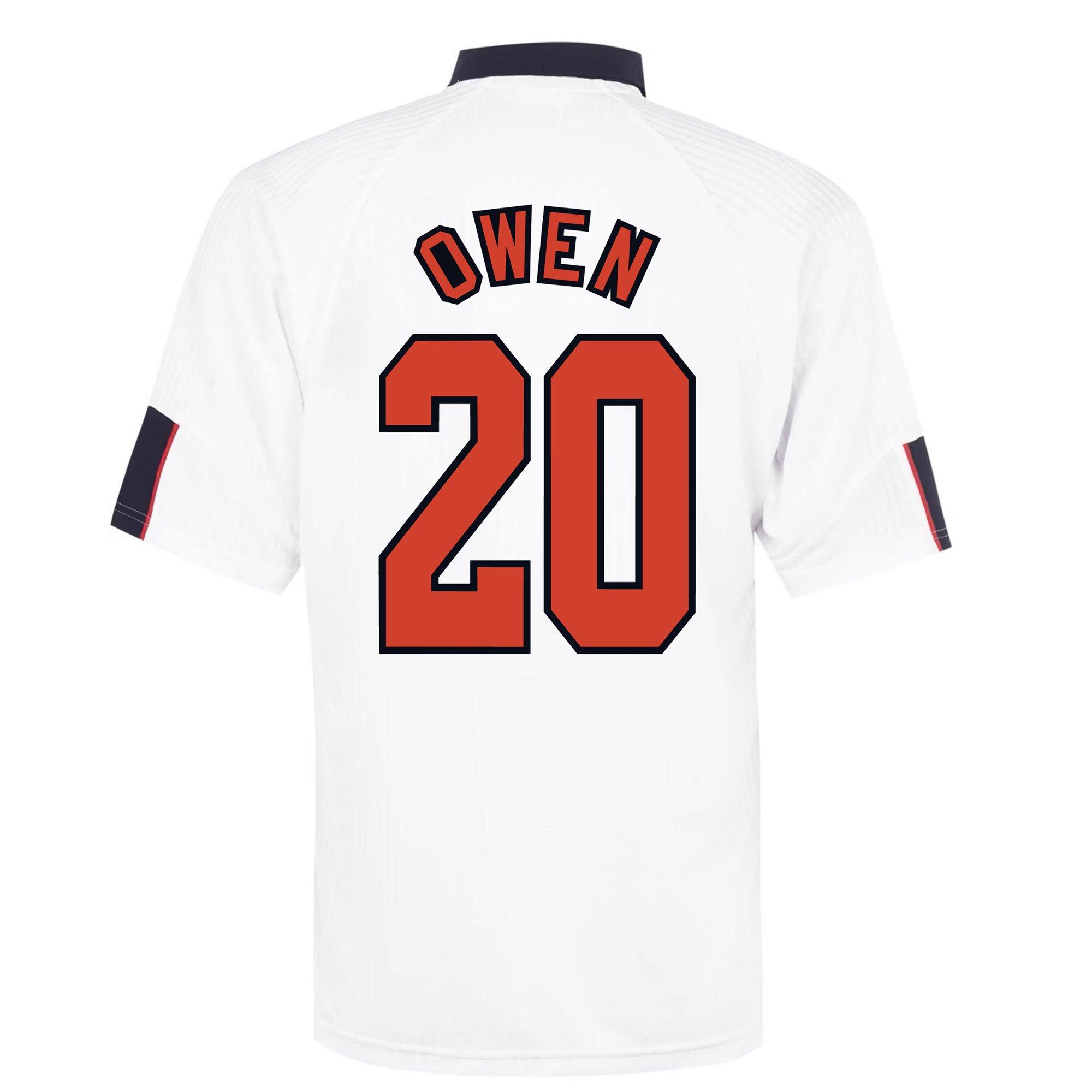 SD England Retro Home Shirt 1998 Adults