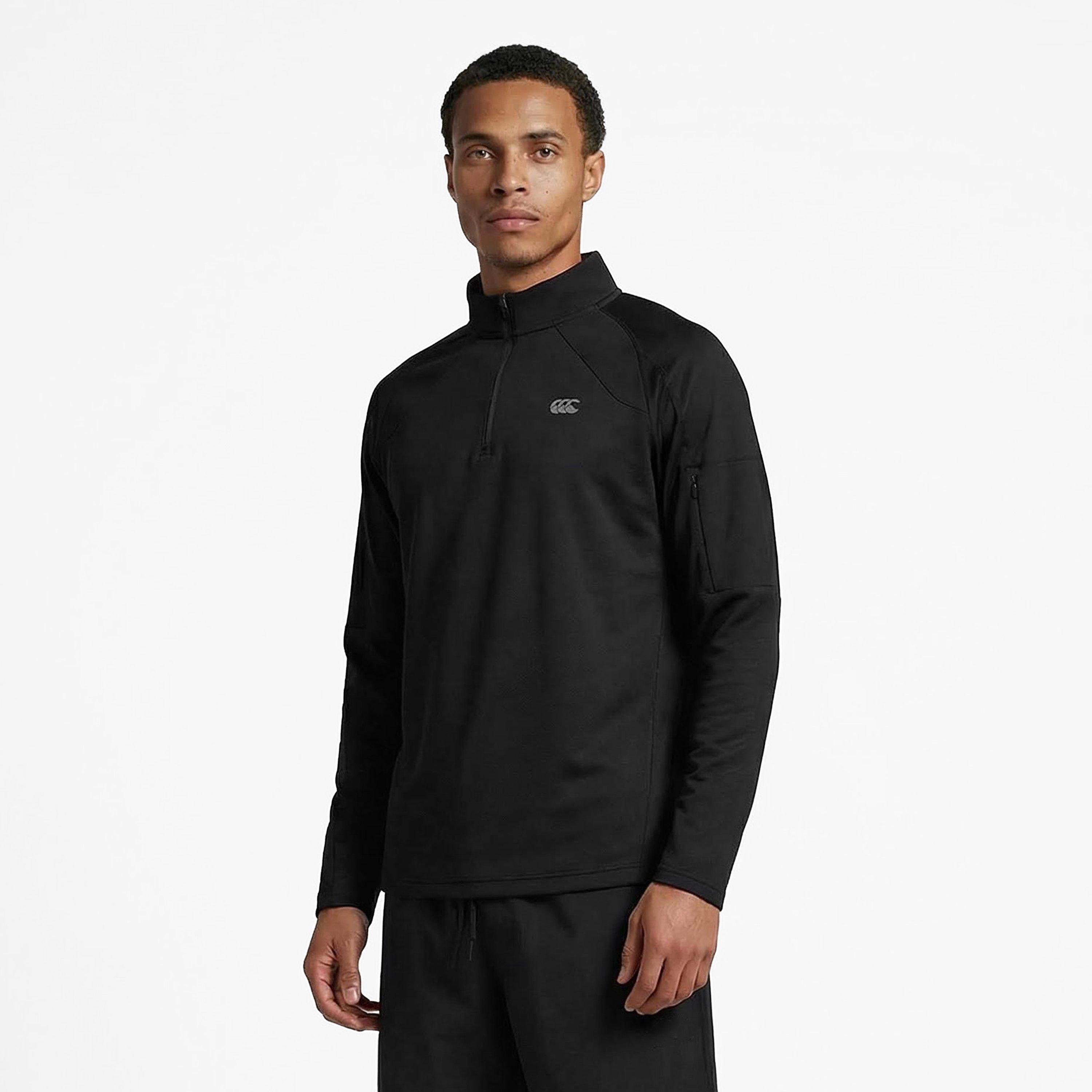 Black - Canterbury - Cant Tempo 1/4 Zip Sn62 - 3