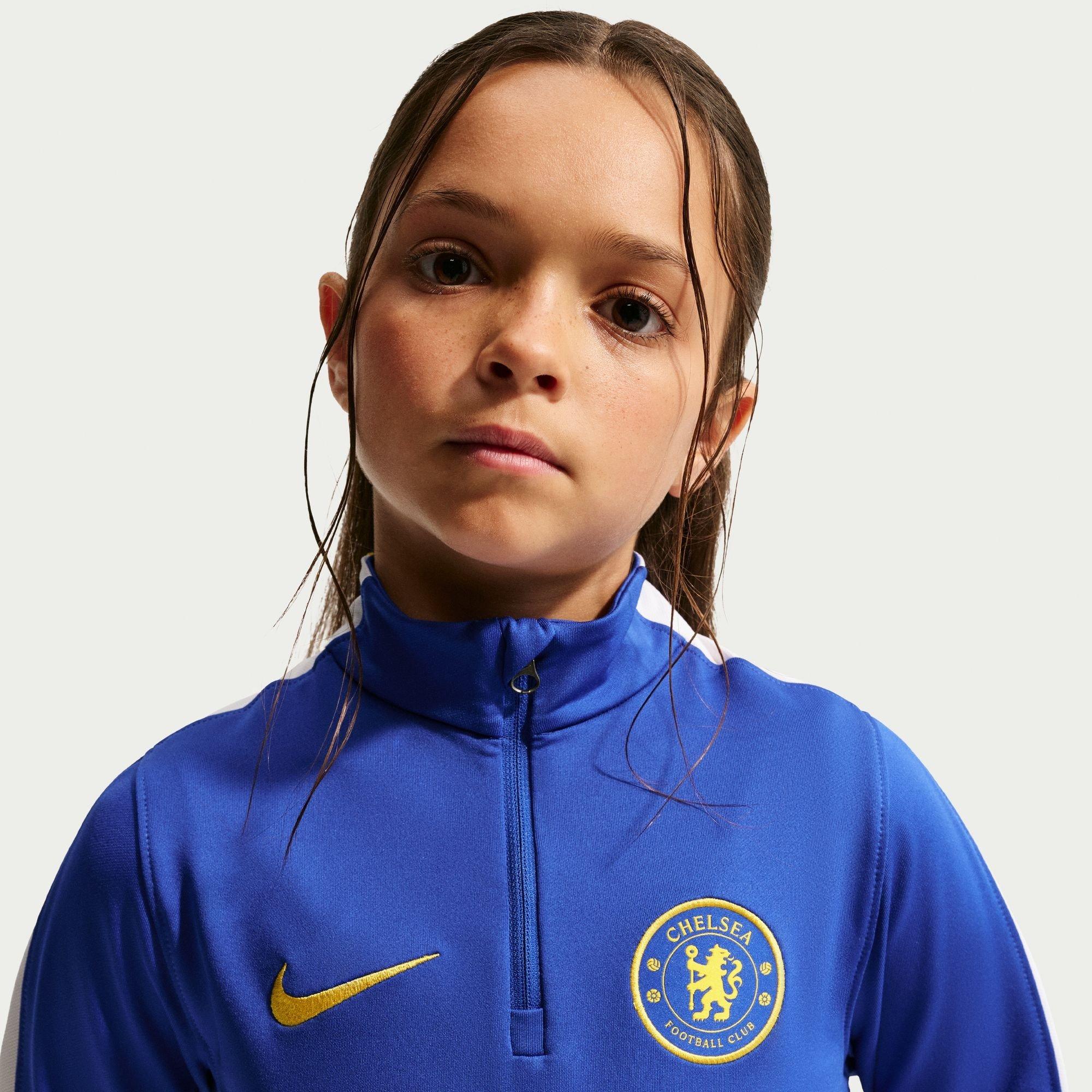 Blå/Hvid - Nike - Chelsea Training Drill Top 2026/27 Juniors - 2