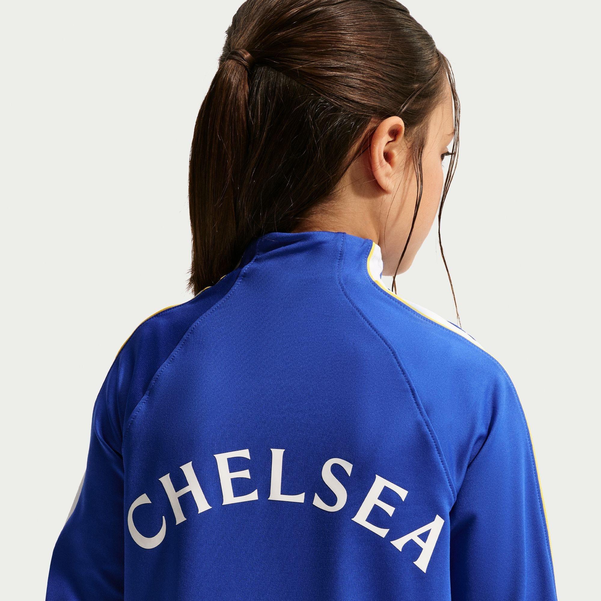 Blå/Hvid - Nike - Chelsea Training Drill Top 2026/27 Juniors - 4