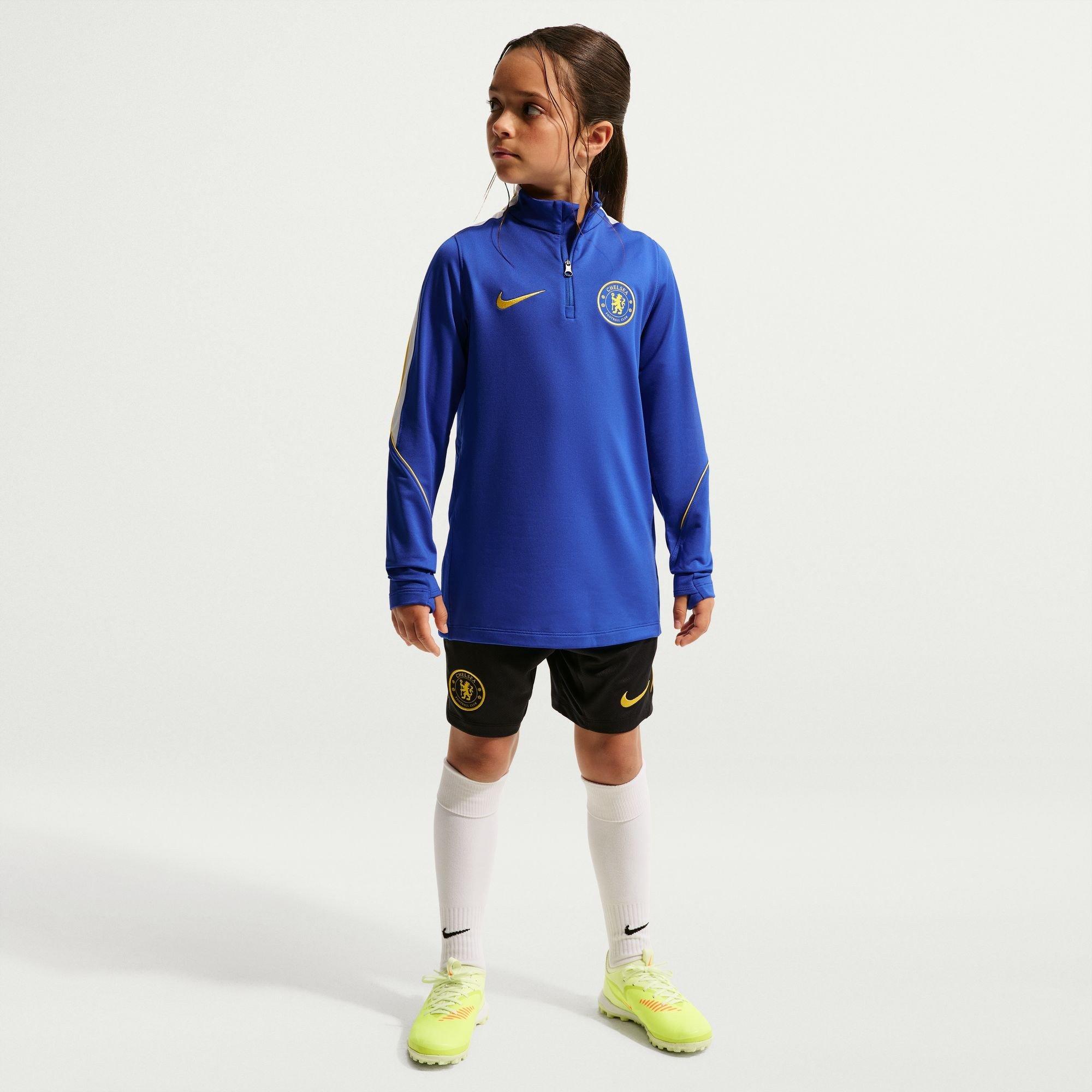 Blå/Hvid - Nike - Chelsea Training Drill Top 2026/27 Juniors - 6