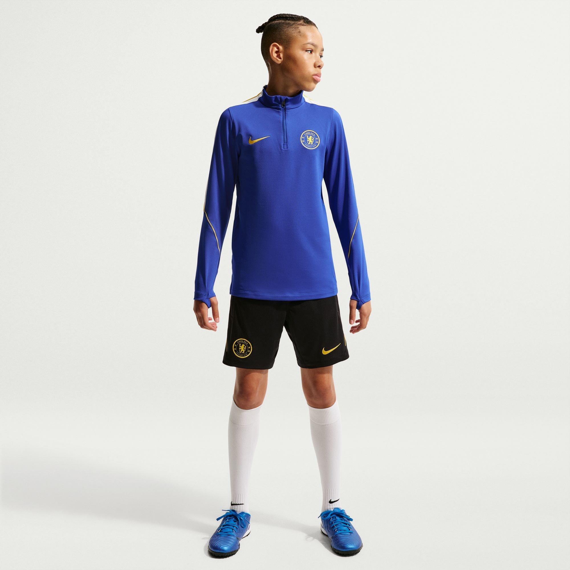 Blå/Hvid - Nike - Chelsea Training Drill Top 2026/27 Juniors - 7