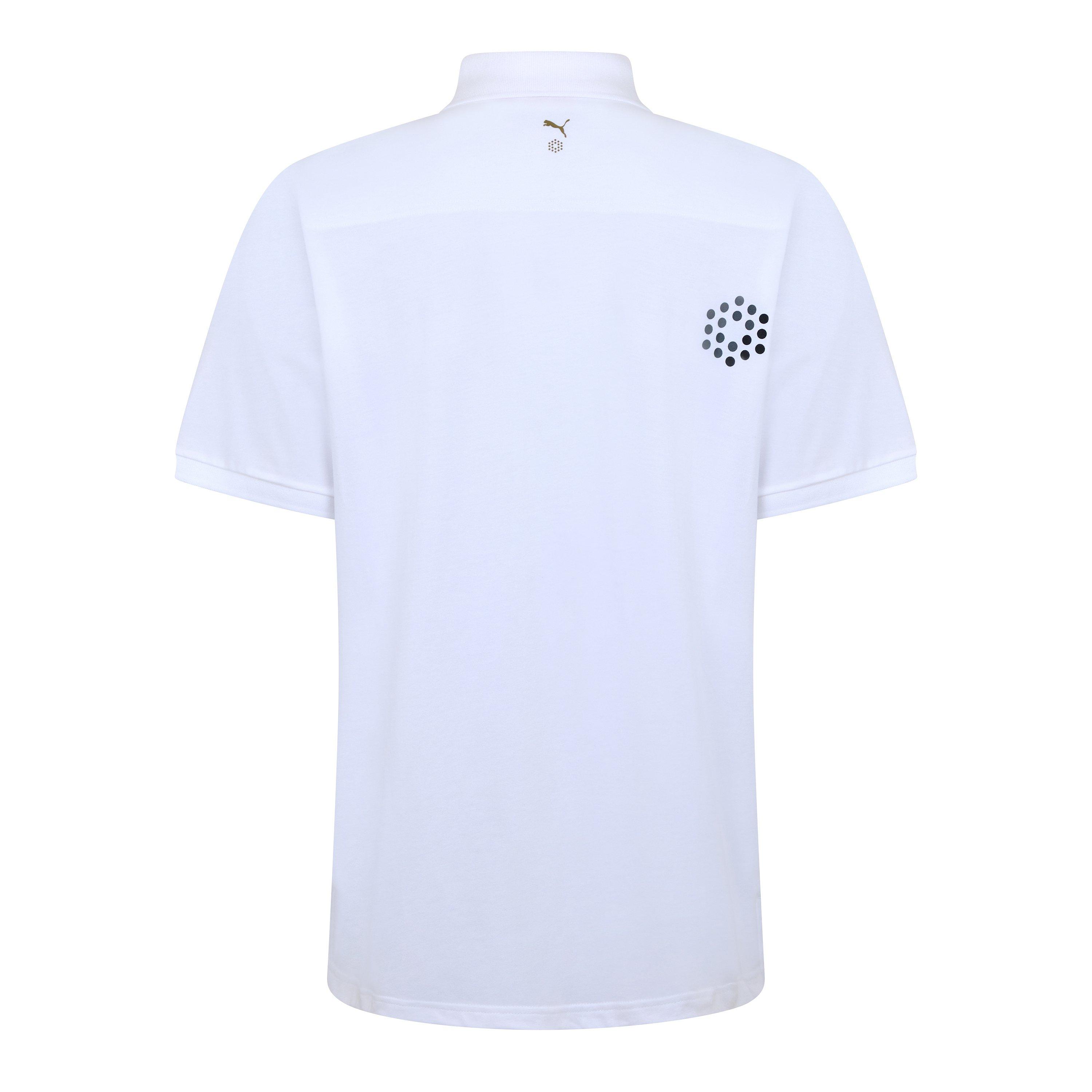 Blanco - Puma - Golf Button Polo Mens - 2