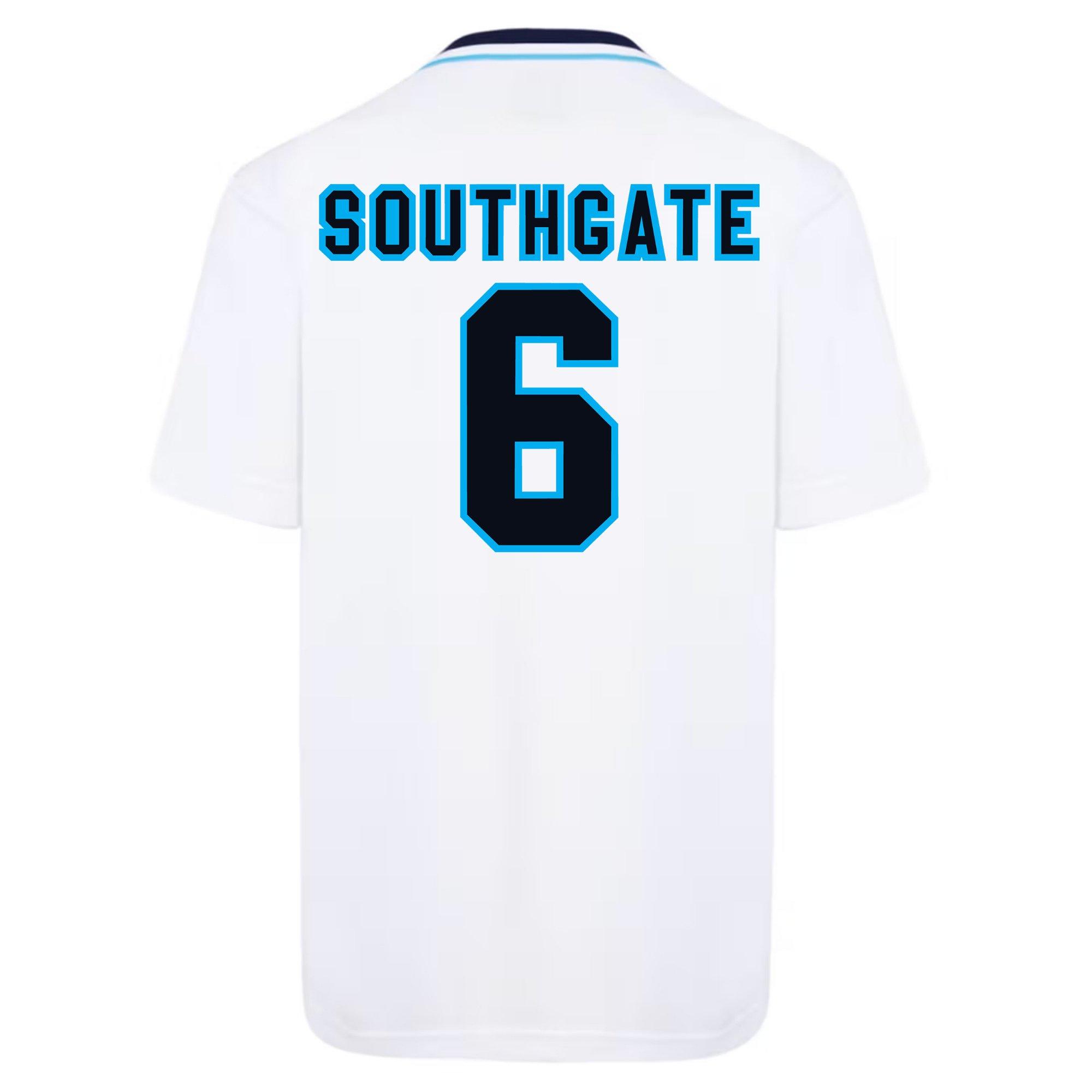 Southgate 6 - Score Draw - Score Draw England Home Shirt 1996 - 1