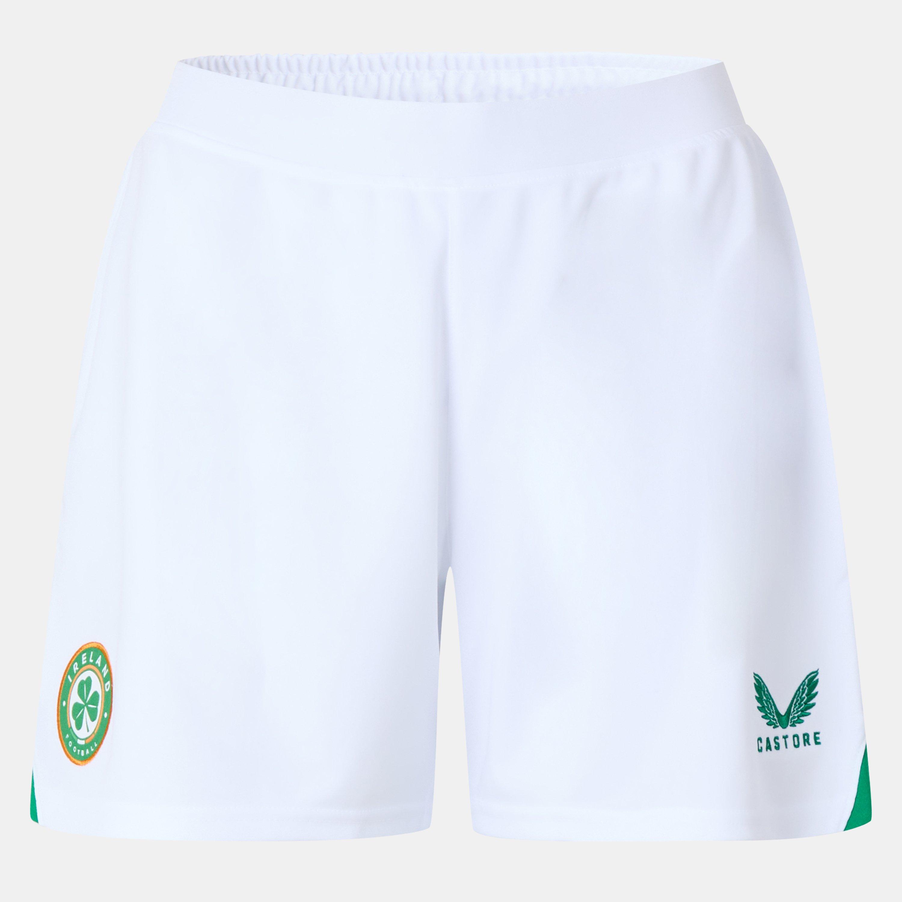 Castore Women's Ireland Replica Away Shorts 2024 - White - 14 (L)
