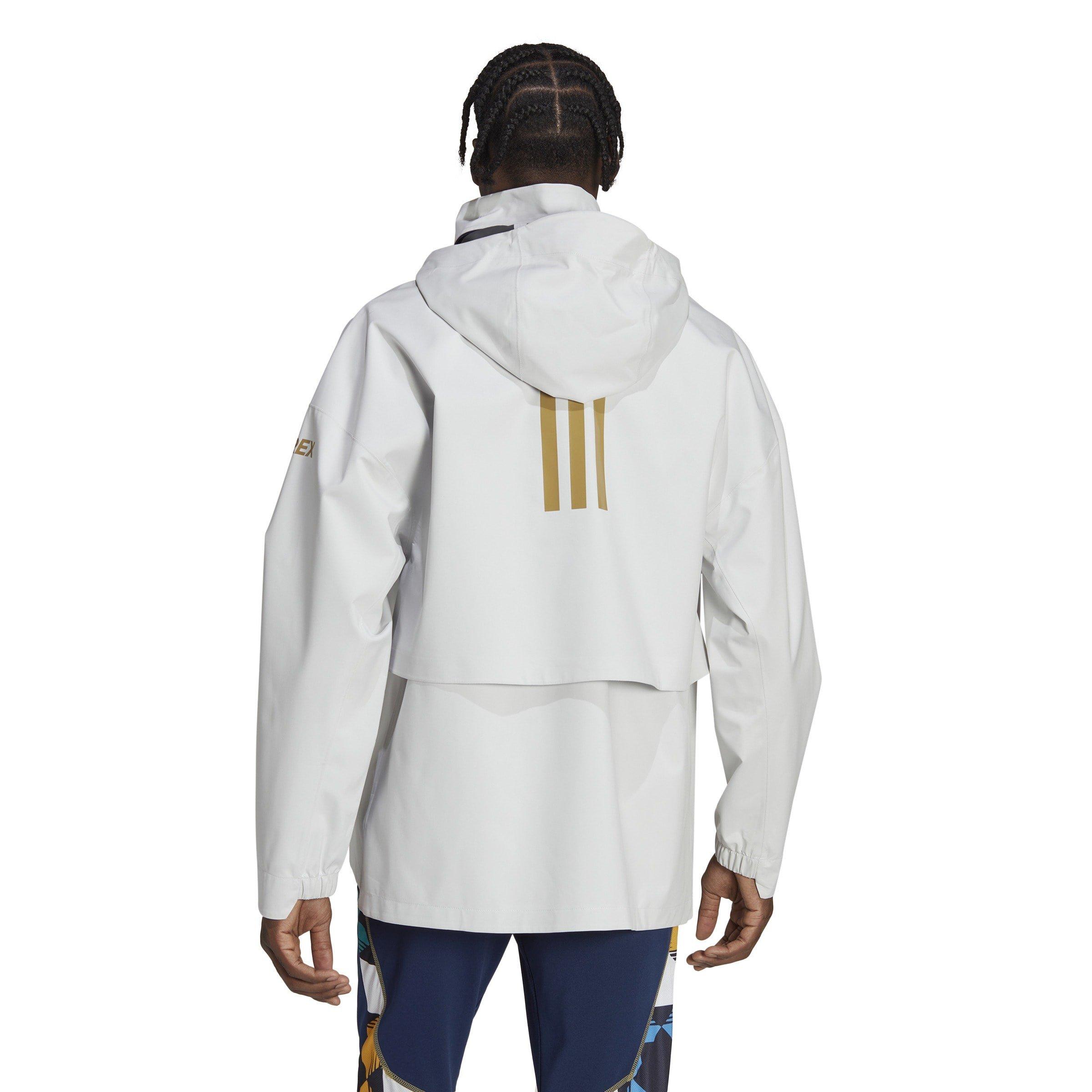 Bianco - adidas - Myshelter Algeria Rain.RDY Long Sleeve International Licensed Rain Anorak - 3