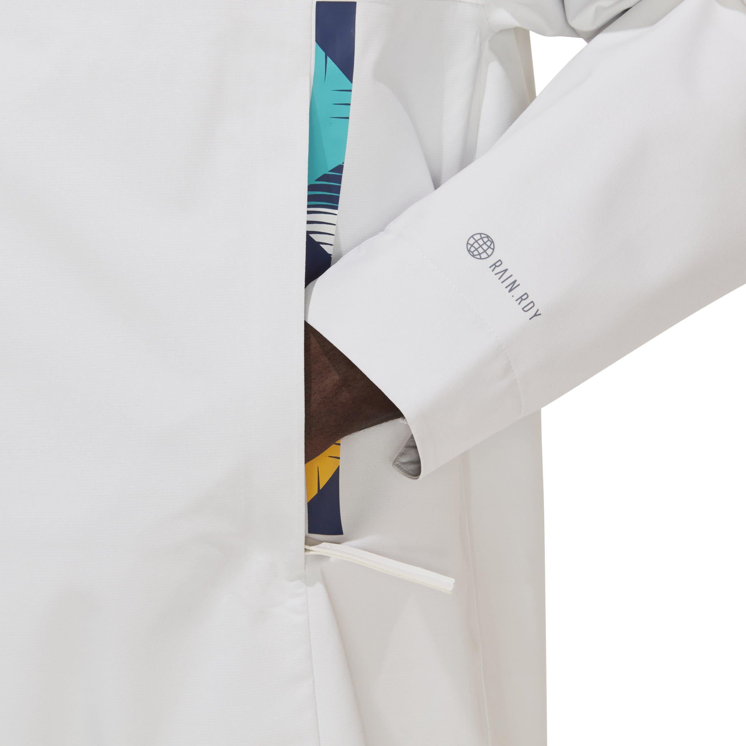 Bianco - adidas - Myshelter Algeria Rain.RDY Long Sleeve International Licensed Rain Anorak - 6