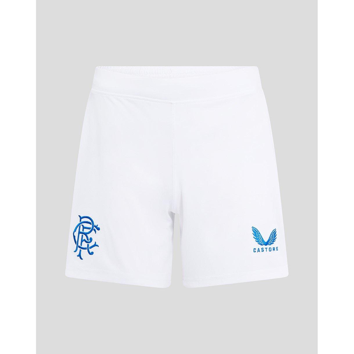 White/Blue - Castore - Rangers Home Shorts 2024 2025 Womens - 1