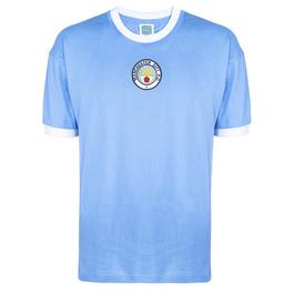 Score Draw Score Manchester City 1972 Home Shirt Mens