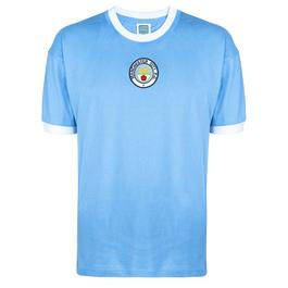 Score Draw Score Manchester City 1972 Home Shirt Mens