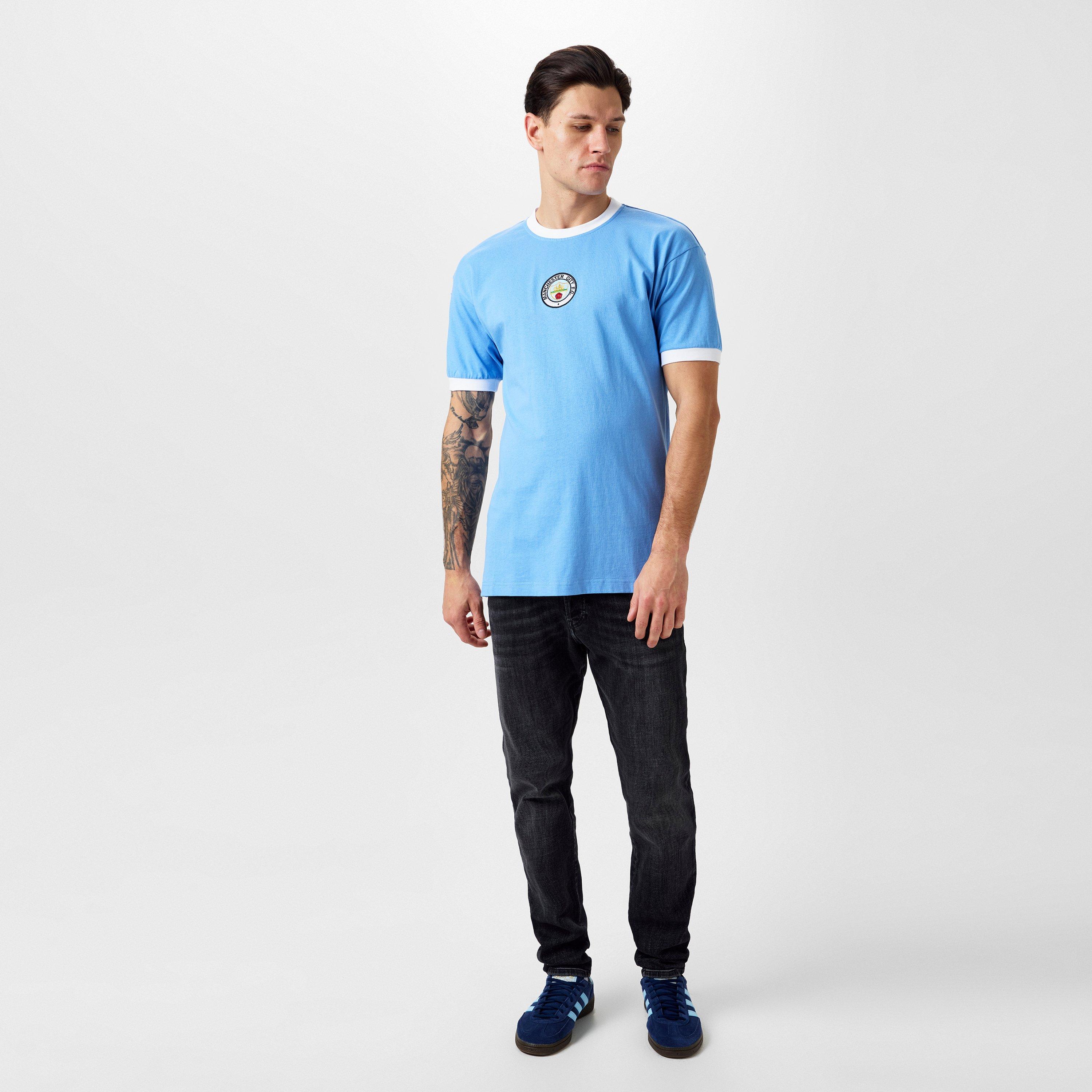 Sky - Score Draw - Manchester City 1972 Home Shirt Mens - 6