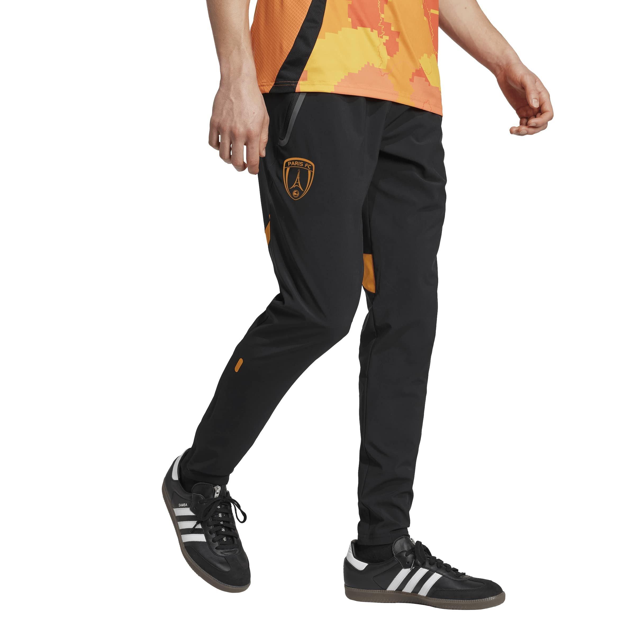 Black - adidas - Men's Paris FC Tapered-Fit Tracksuit Bottoms - 6