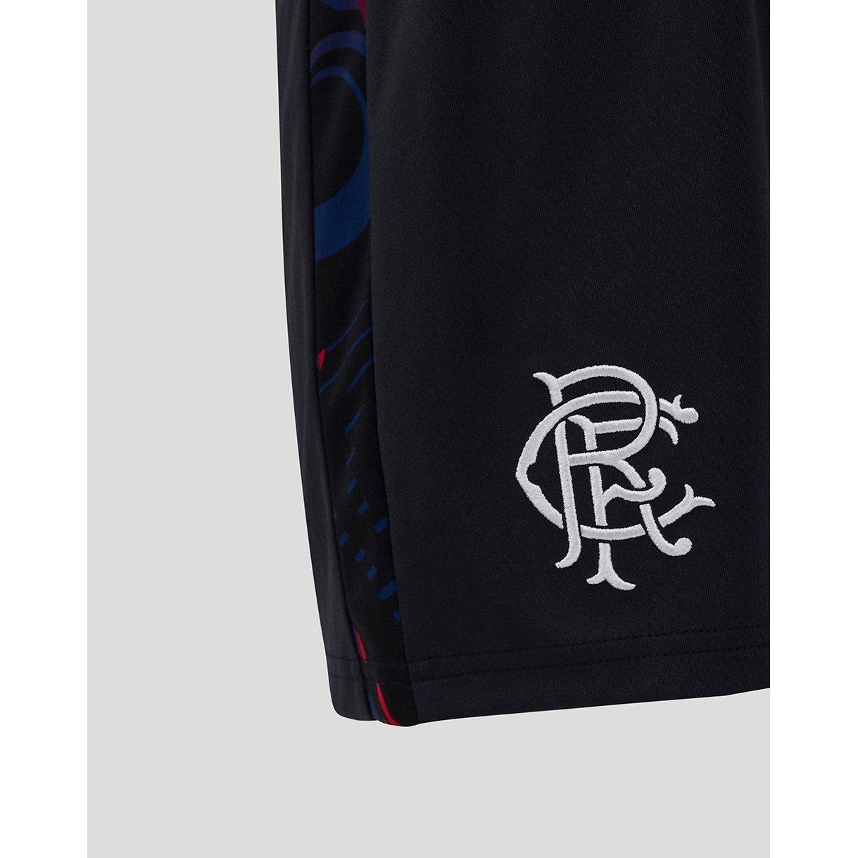 Caviar/Tomato - Castore - Rangers Third Shorts 2024 2025 Juniors - 3