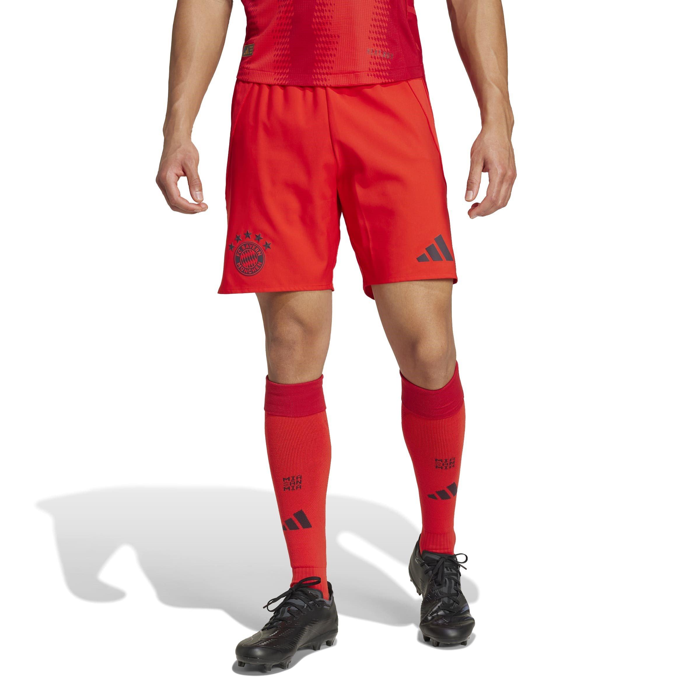 Red - adidas - Bayern Munich Home Shorts 2024 2025 Adults - 2