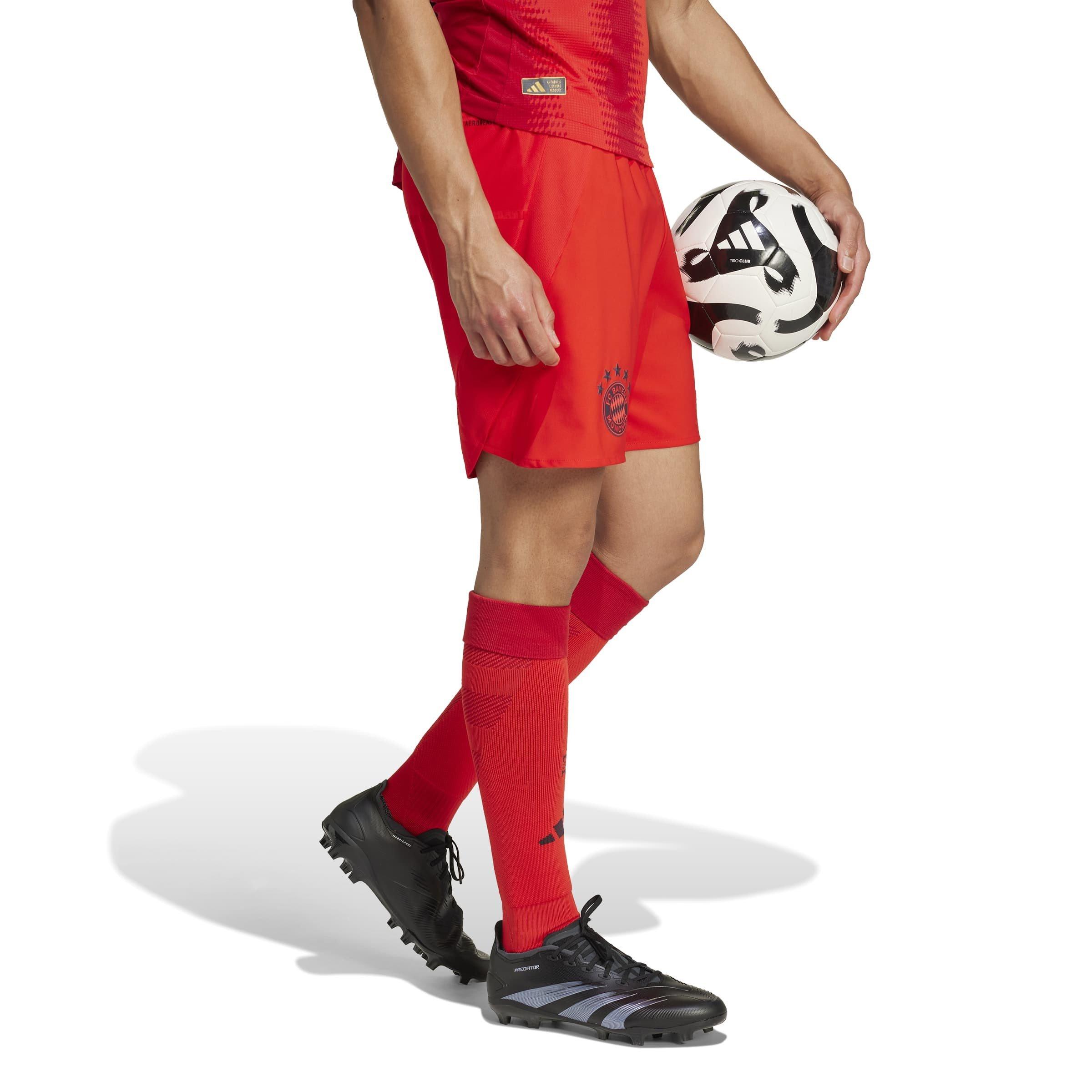 Red - adidas - Bayern Munich Home Shorts 2024 2025 Adults - 6