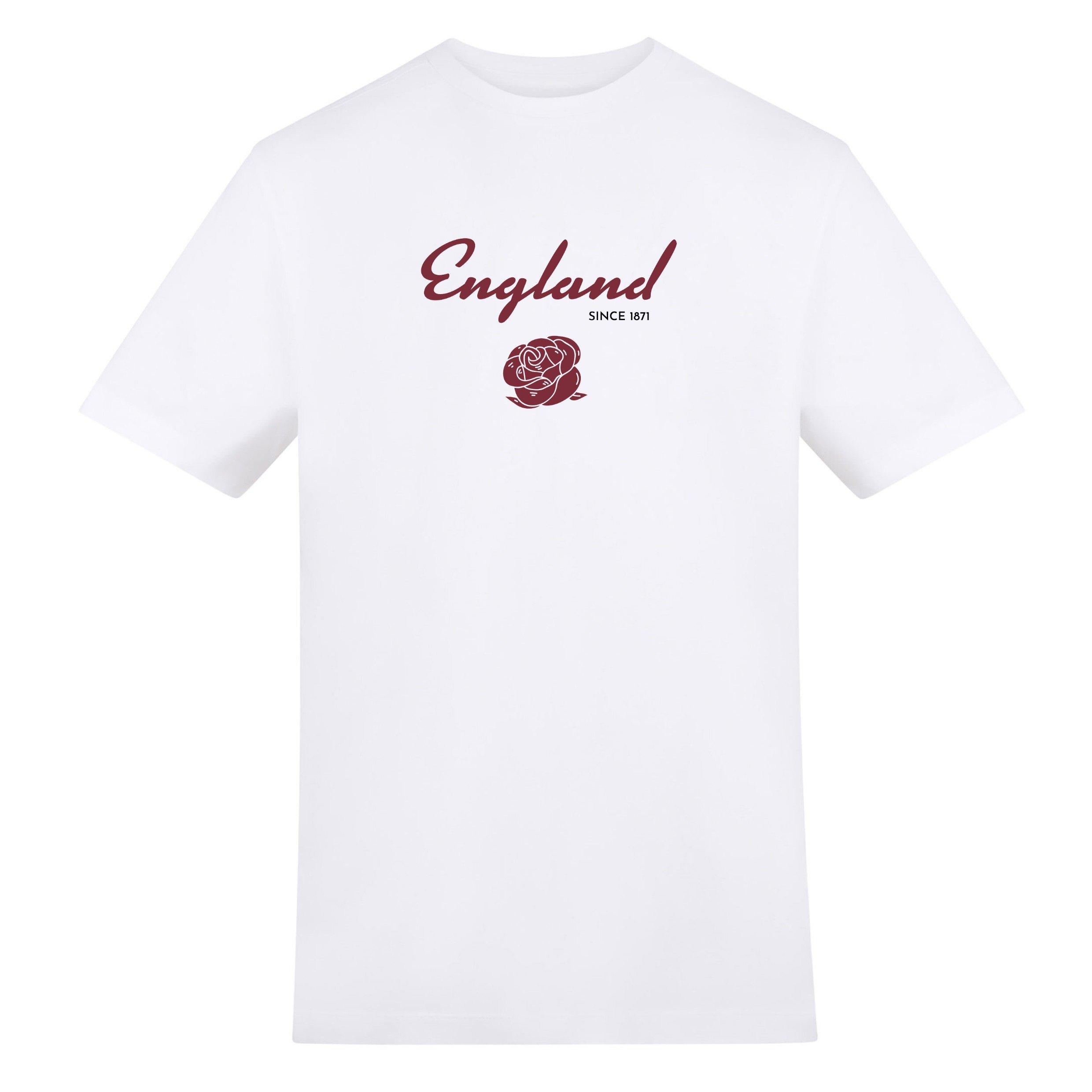 Eng Retro - AWD - Adults Printed England Rugby Fan Tee