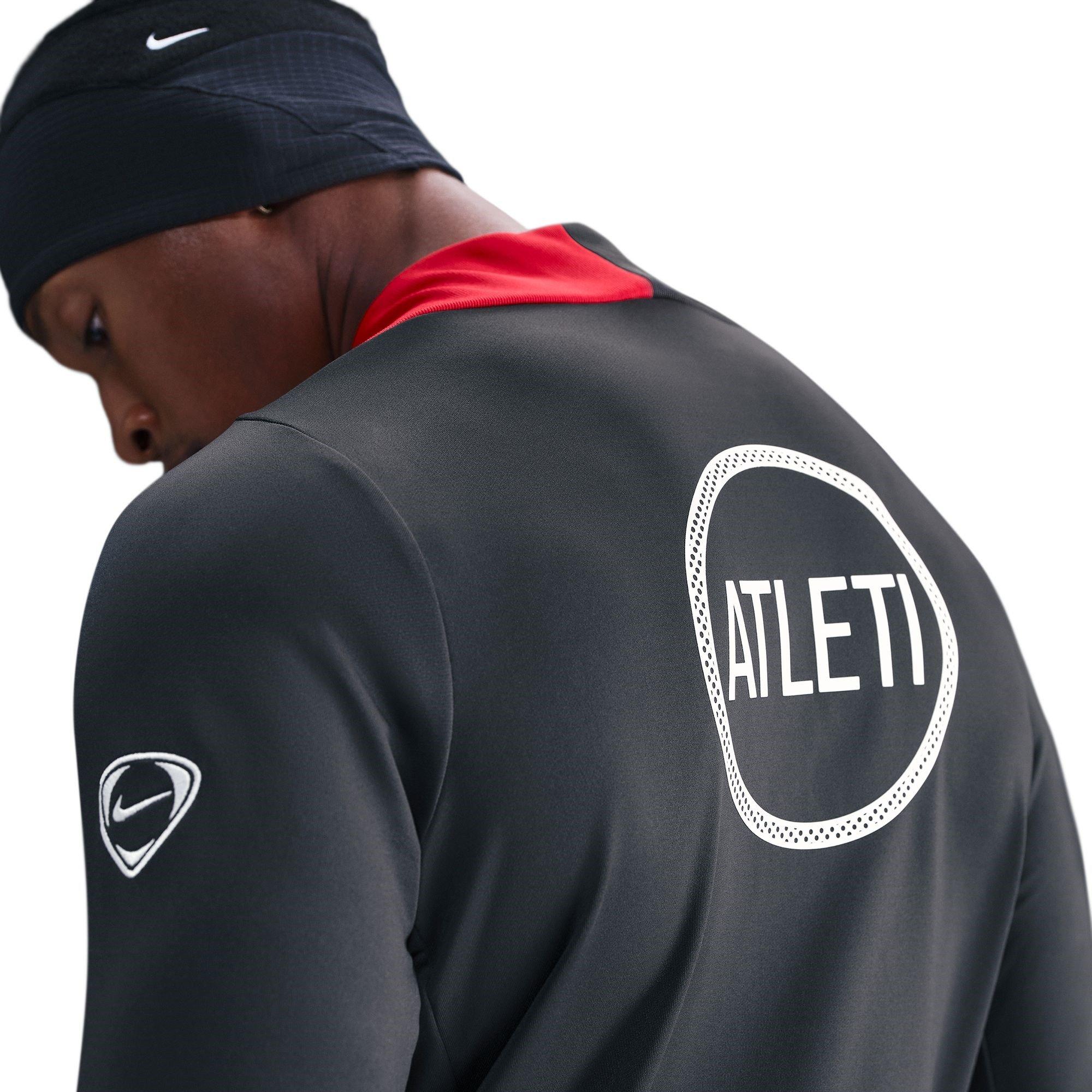 Black/Red - Nike - Atletico Madrid Strike Third Drill Quarter Zip 2025 Adults - 2
